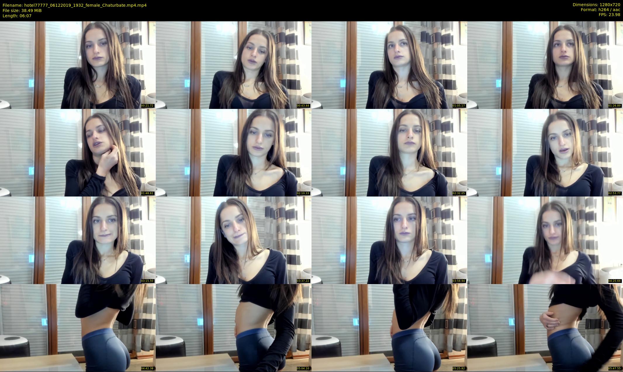 hotel77777 — 7 minute Chaturbate female cam show recording, 720p, Dec 6, 2019