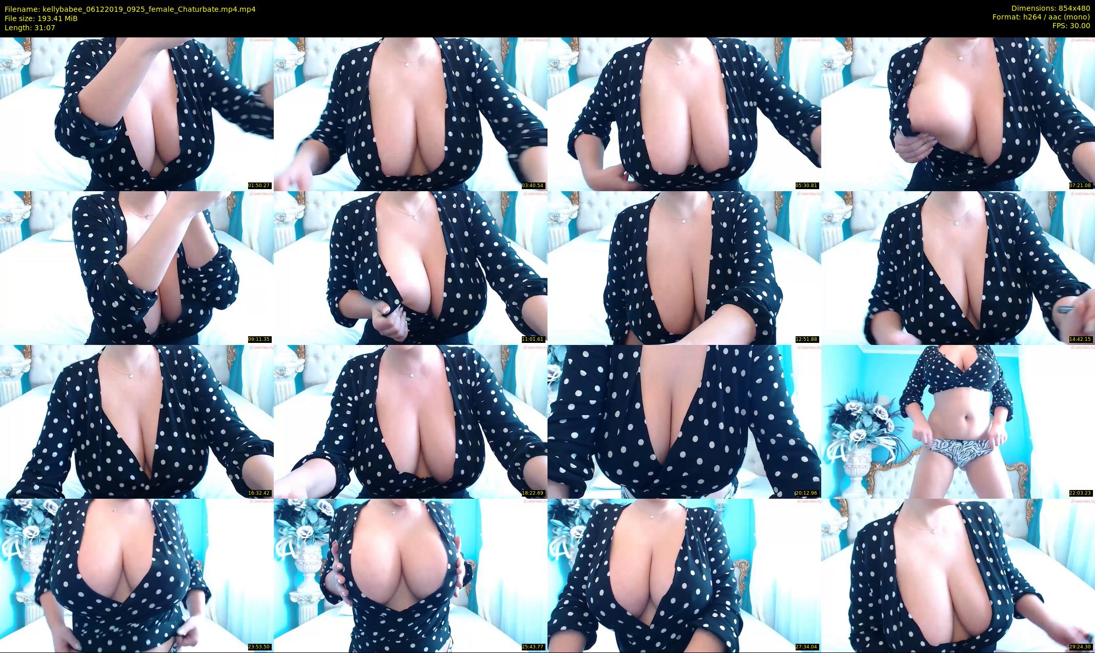 kellybabee — 32 minute Chaturbate female cam show recording, 480p, Dec 6, 2019