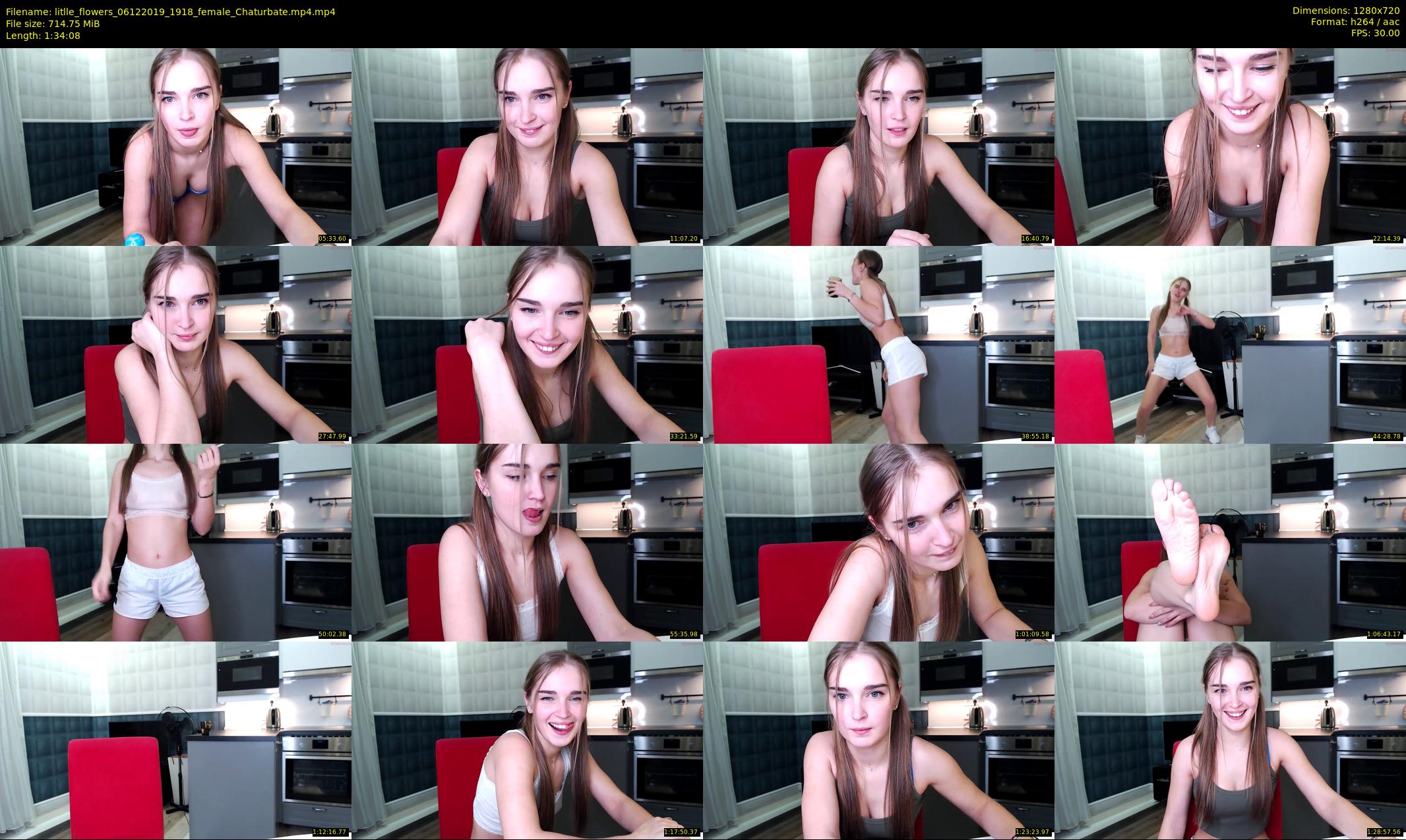 litlle_flowers — 95 minute Chaturbate female cam show recording, 720p, Dec 6, 2019