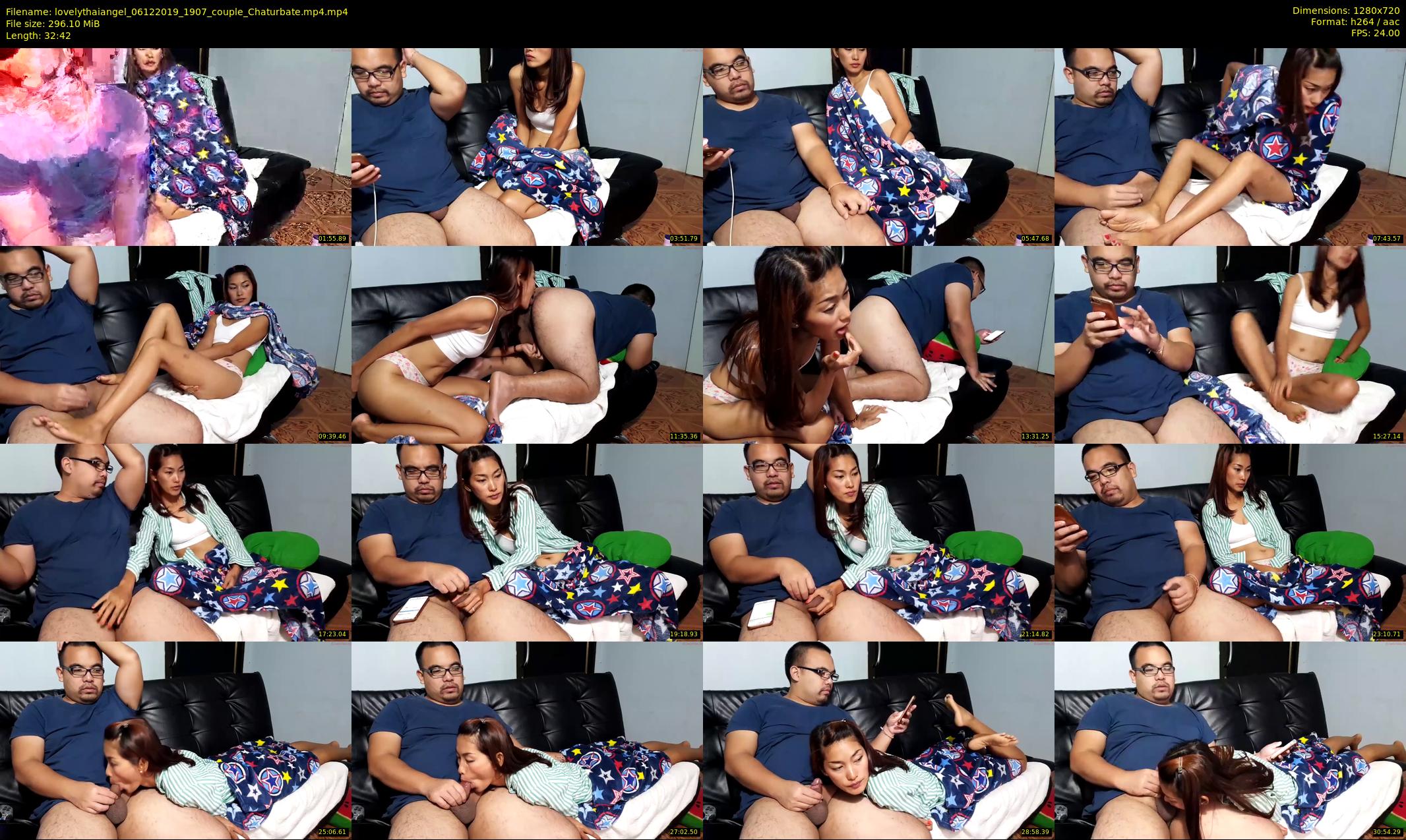 lovelythaiangel — 33 minute Chaturbate couple cam show recording, 720p, Dec 6, 2019