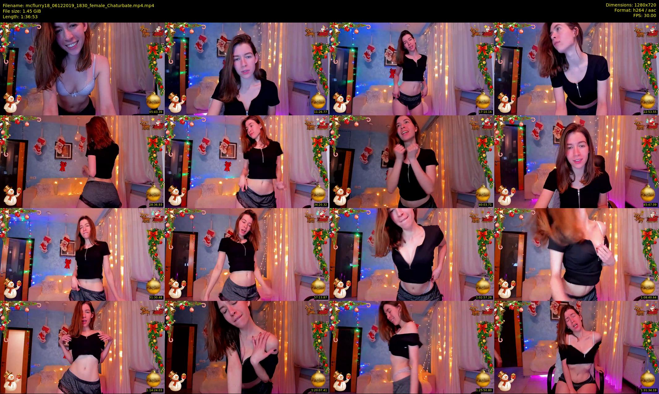 mcflurry18 — 97 minute Chaturbate female cam show recording, 720p, Dec 6, 2019