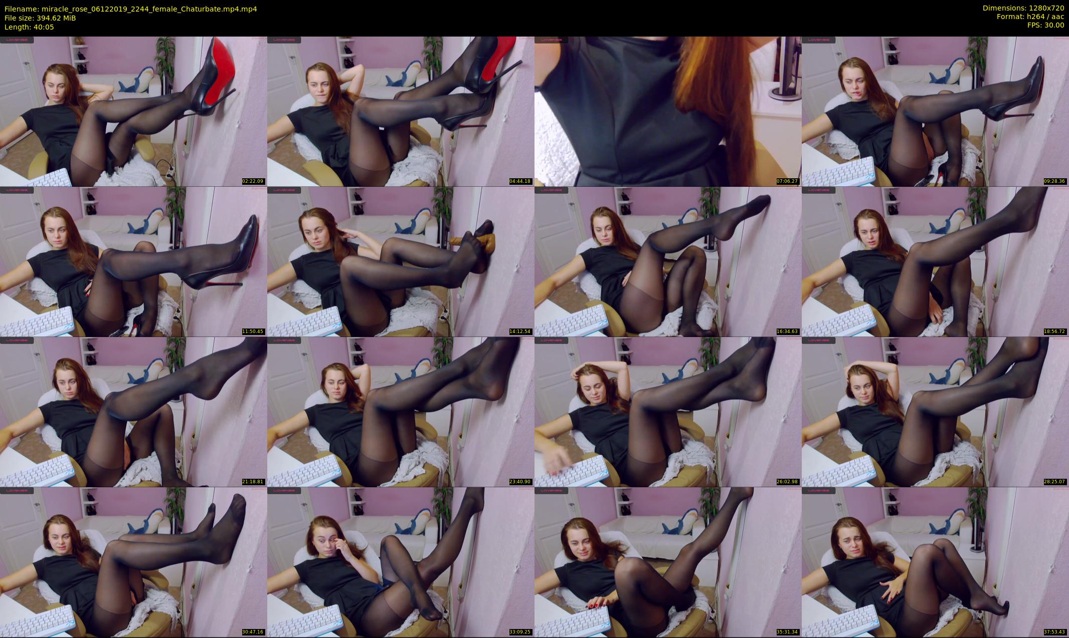 miracle_rose — 41 minute Chaturbate female cam show recording, 720p, Dec 6, 2019