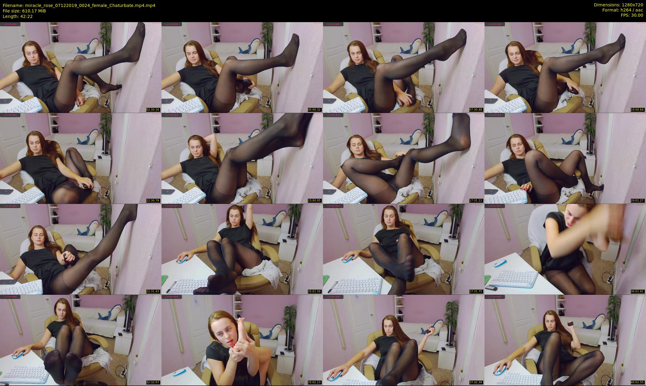 miracle_rose — 43 minute Chaturbate female cam show recording, 720p, Dec 7, 2019