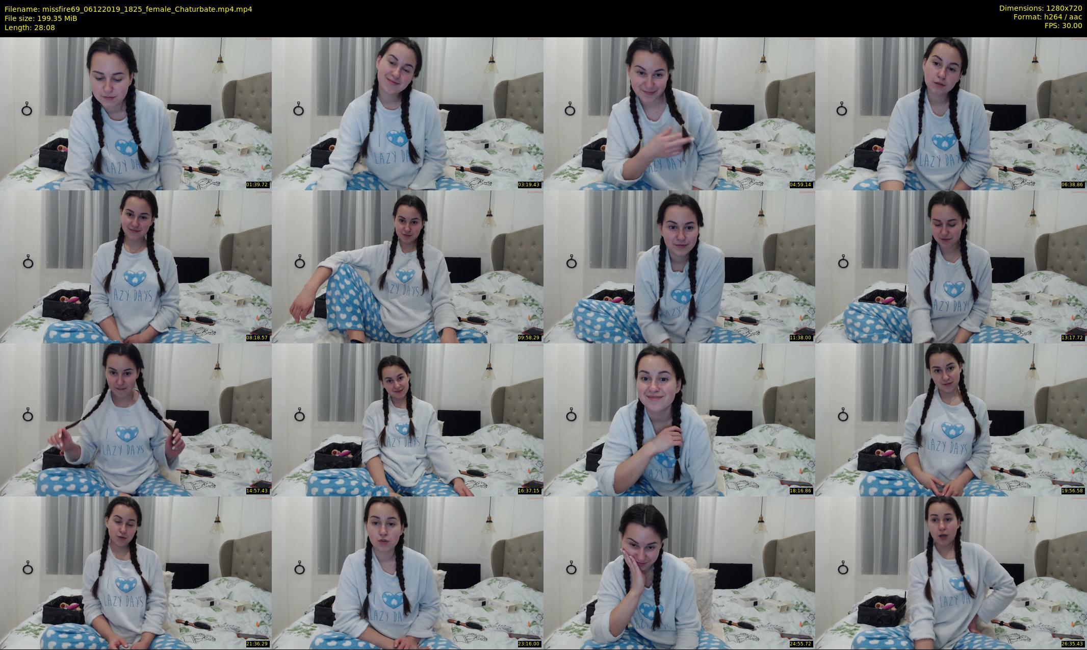 missfire69 — 29 minute Chaturbate female cam show recording, 720p, Dec 6, 2019