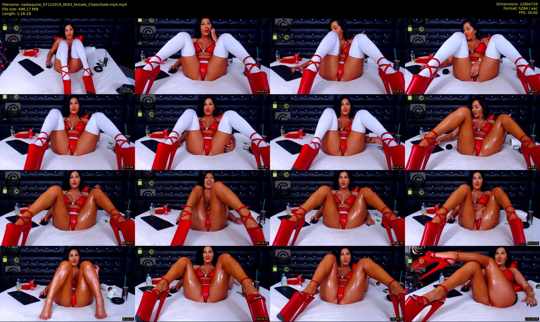 nadiaquine — 77 minute Chaturbate female cam show recording, 720p, Dec 7, 2019
