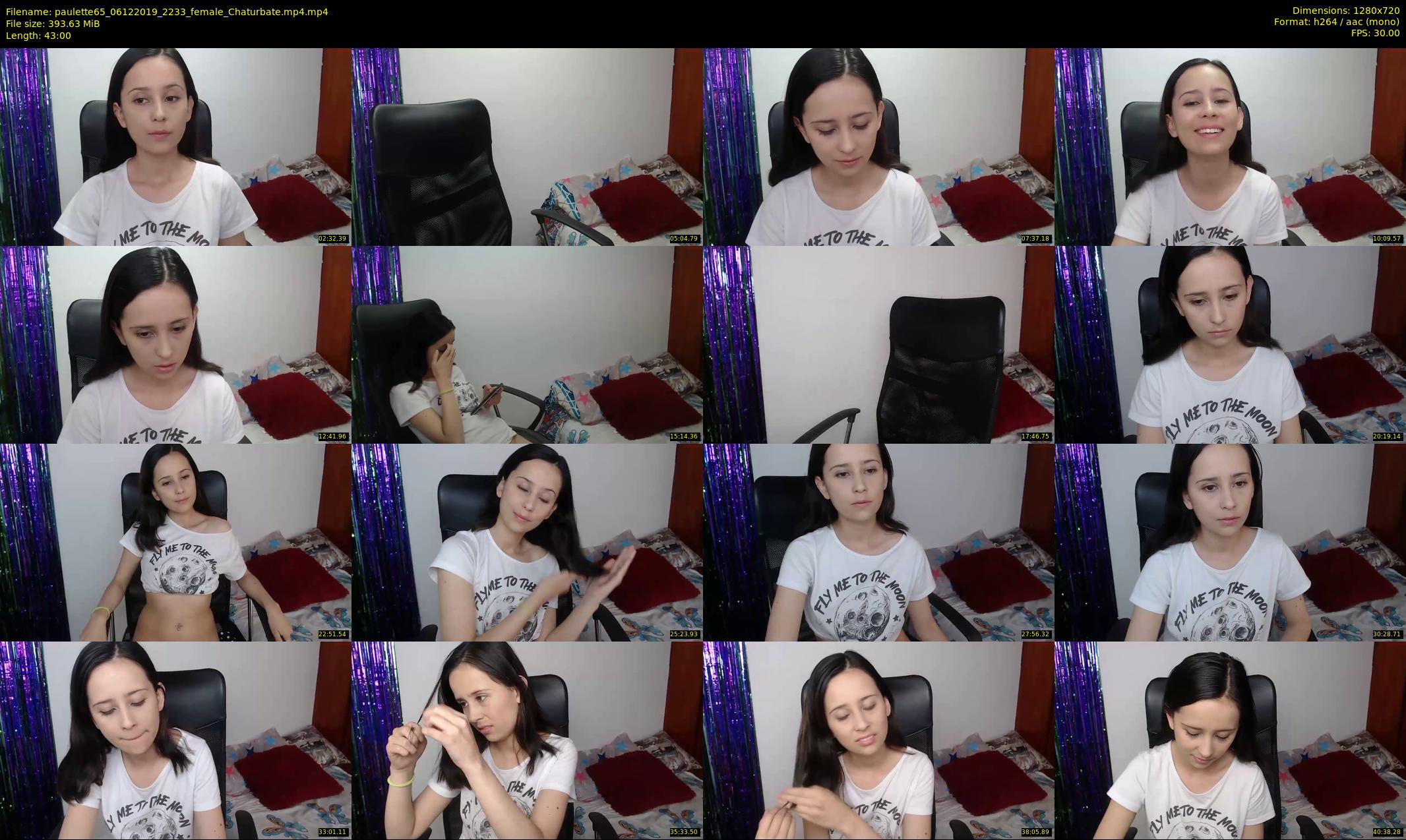 paulette65 — 43 minute Chaturbate female cam show recording, 720p, Dec 6, 2019