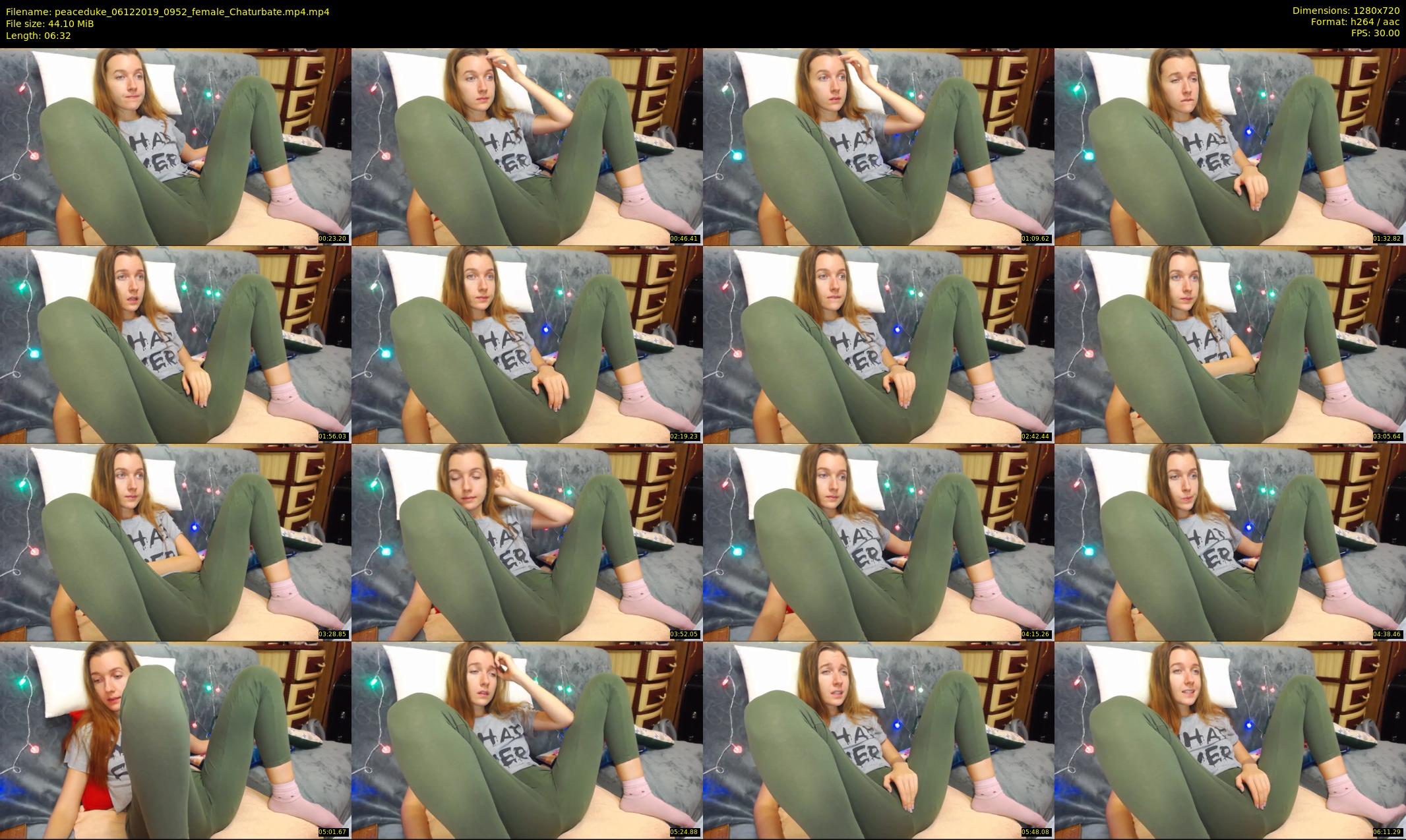 peaceduke — 7 minute Chaturbate female cam show recording, 720p, Dec 6, 2019