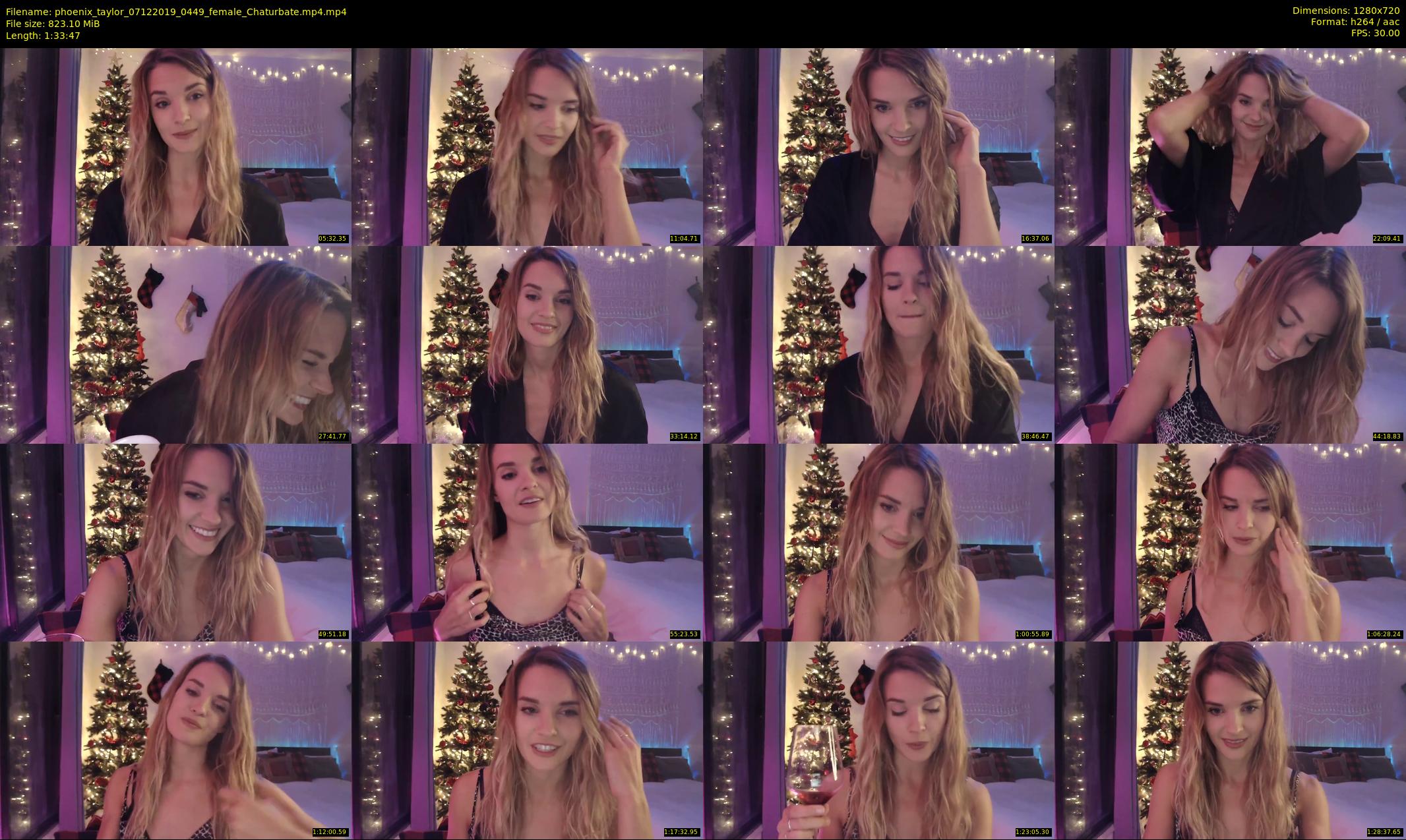 phoenix_taylor — 94 minute Chaturbate female cam show recording, 720p, Dec 7, 2019
