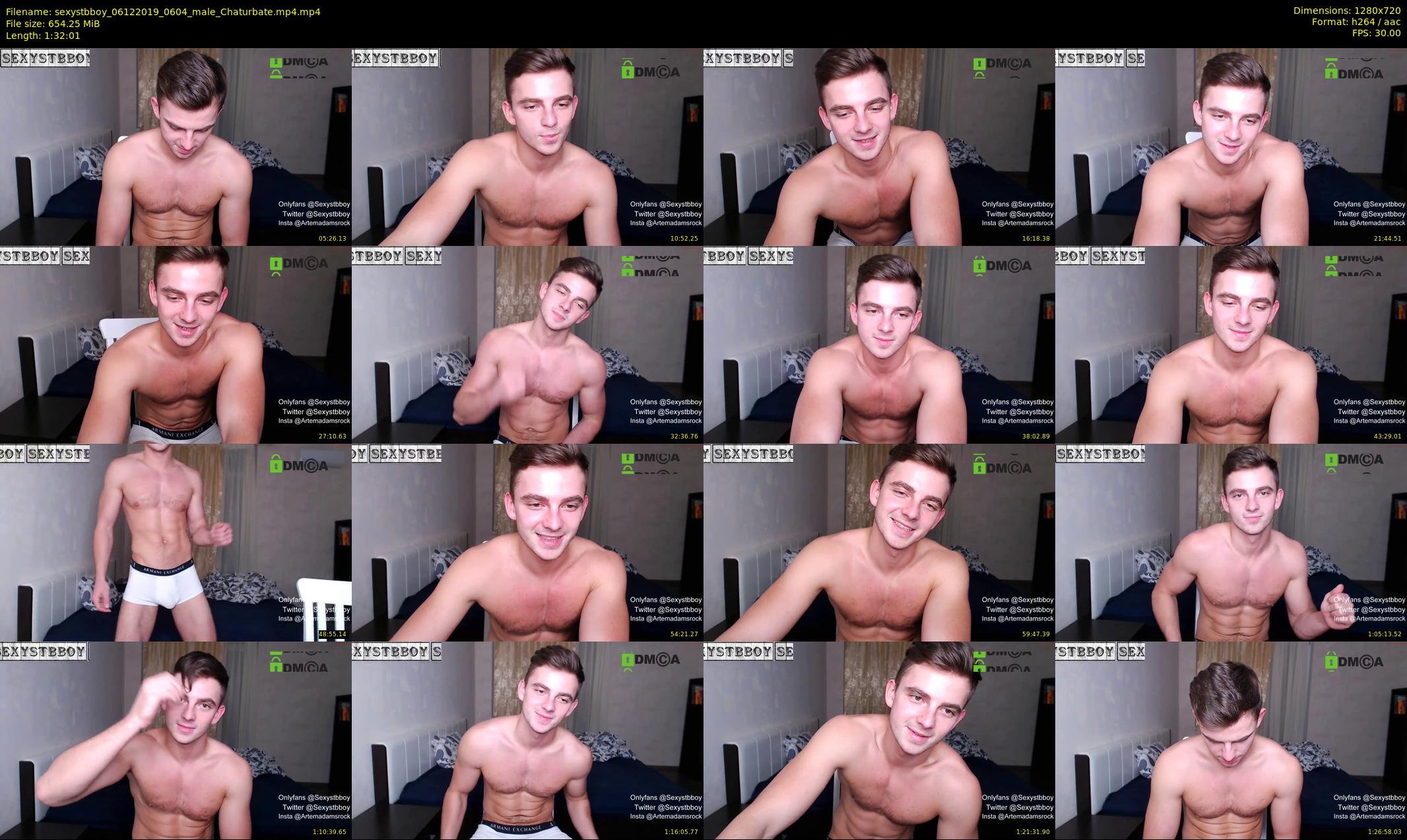 sexystbboy — 93 minute Chaturbate male cam show recording, 720p, Dec 6, 2019