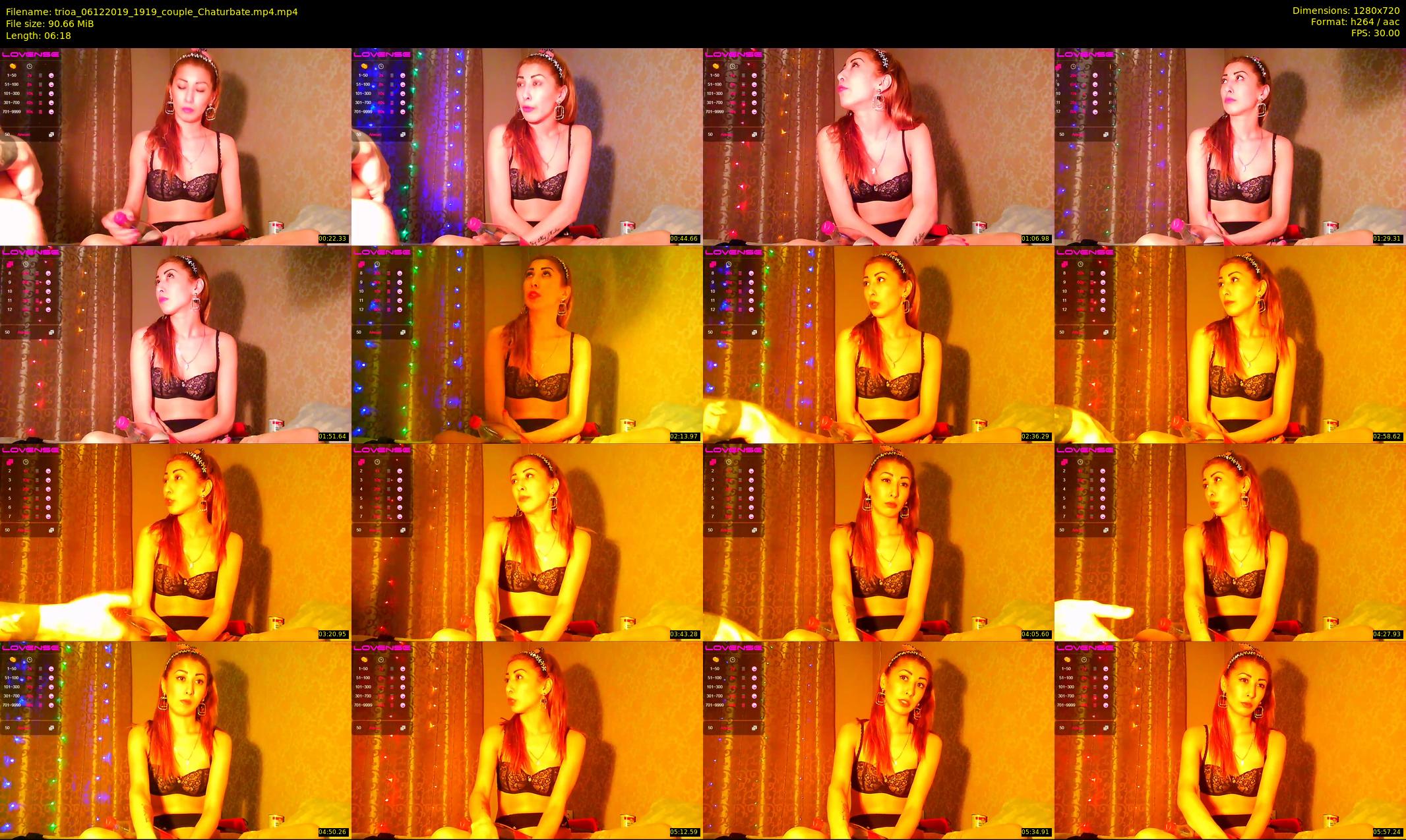 trioa — 7 minute Chaturbate couple cam show recording, 720p, Dec 6, 2019