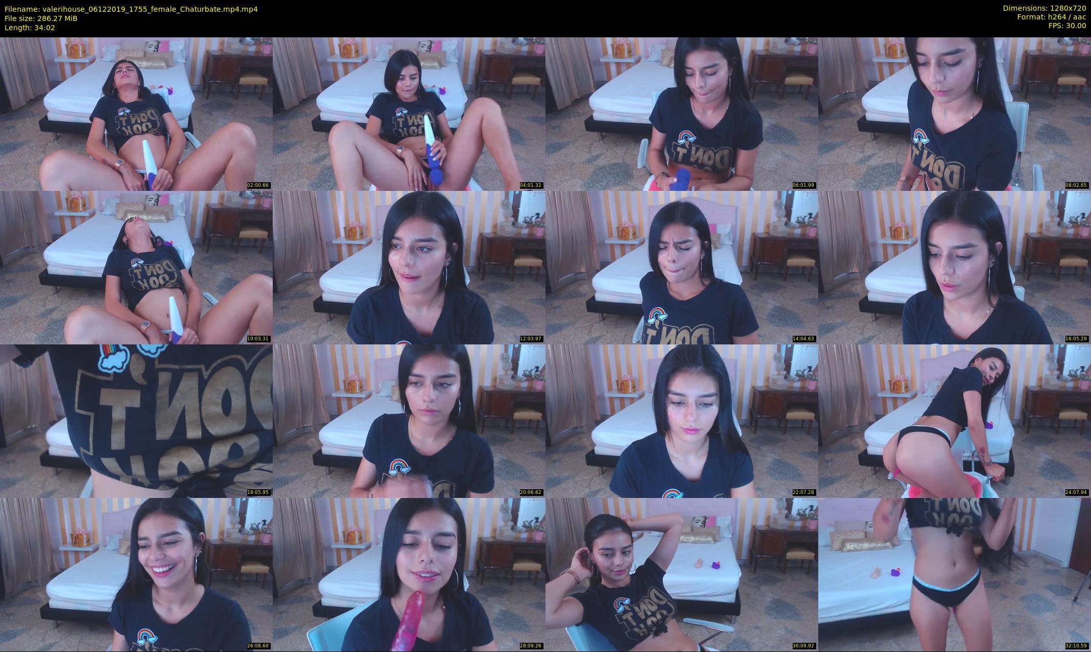 valerihouse — 35 minute Chaturbate female cam show recording, 720p, Dec 6, 2019
