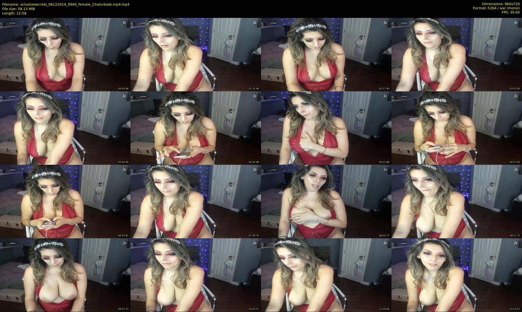 xclusivesecrets — 13 minute Chaturbate female cam show recording, 720p, Dec 6, 2019