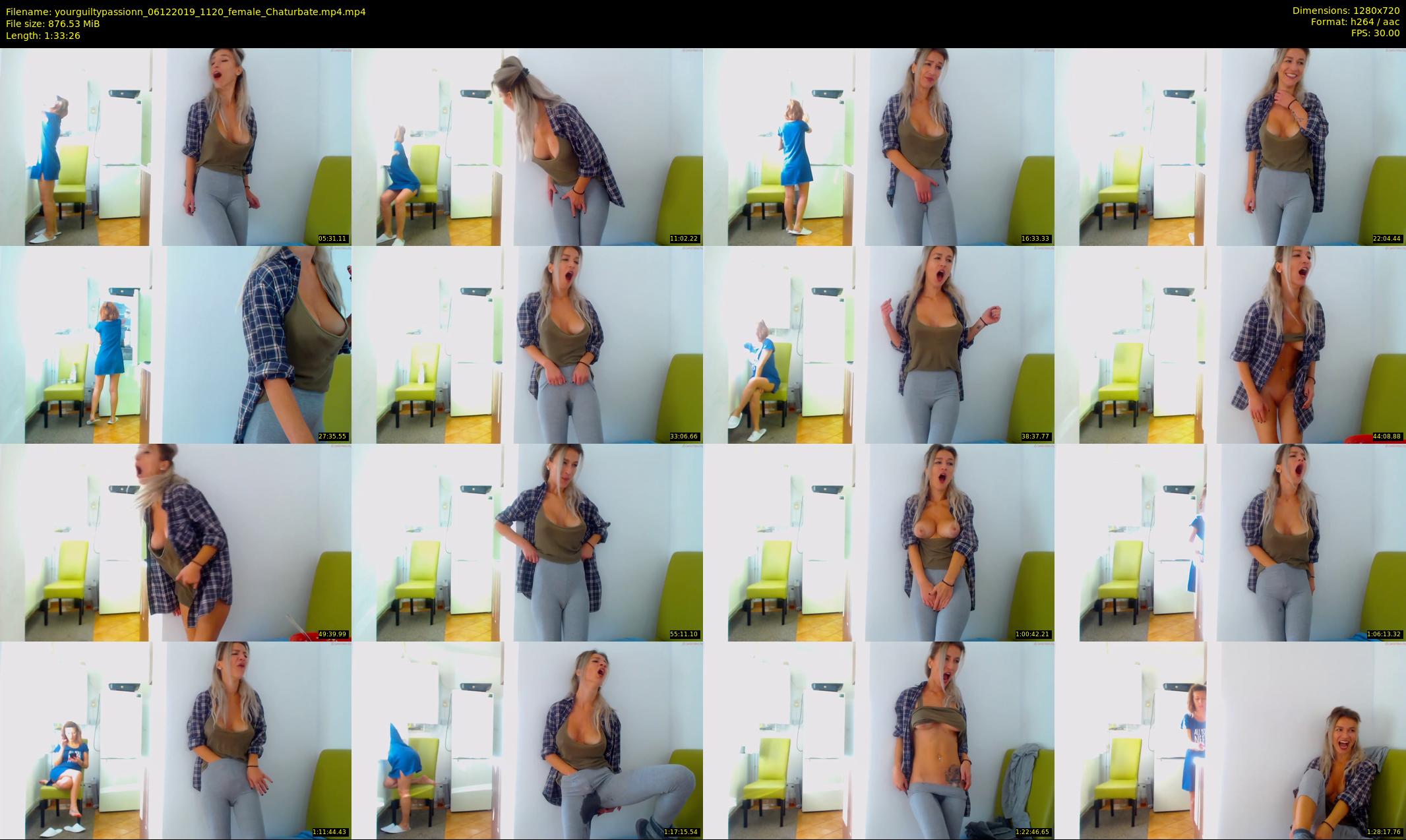 yourguiltypassionn — 94 minute Chaturbate female cam show recording, 720p, Dec 6, 2019