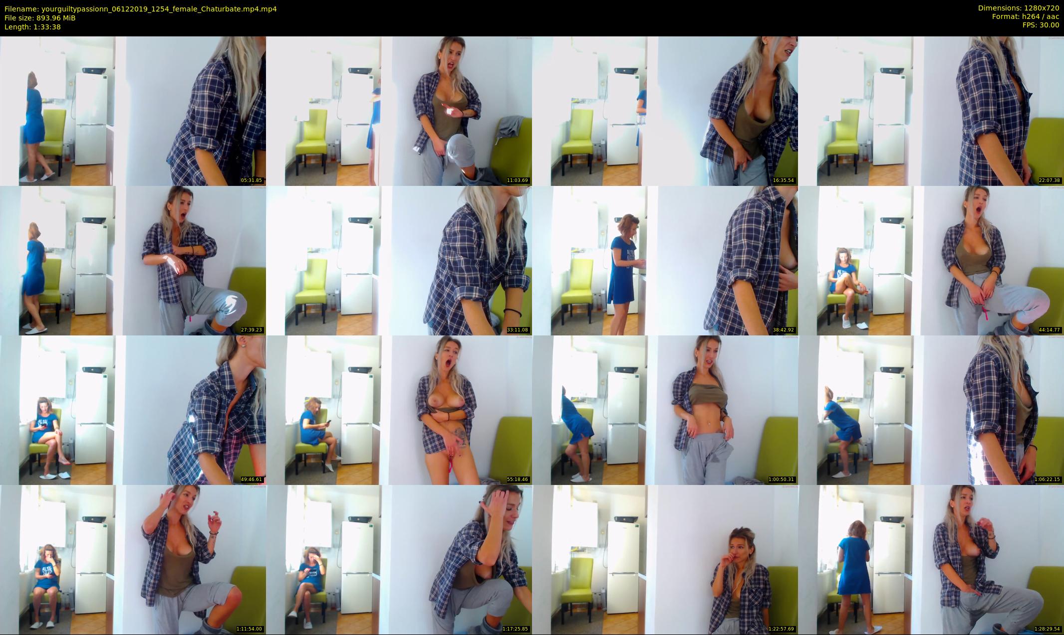 yourguiltypassionn — 94 minute Chaturbate female cam show recording, 720p, Dec 6, 2019