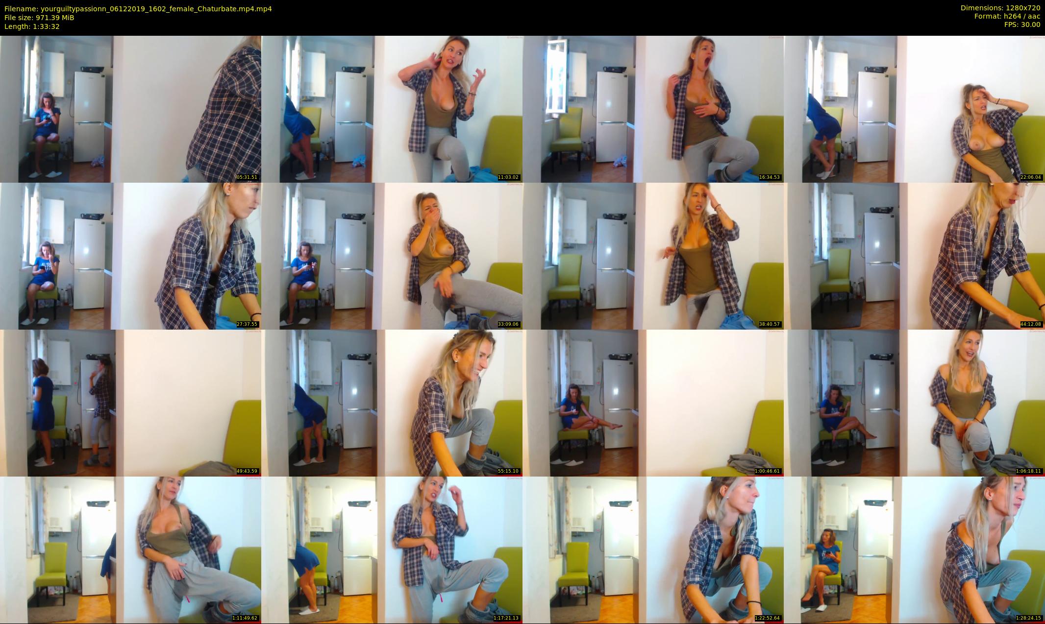 yourguiltypassionn — 94 minute Chaturbate female cam show recording, 720p, Dec 6, 2019