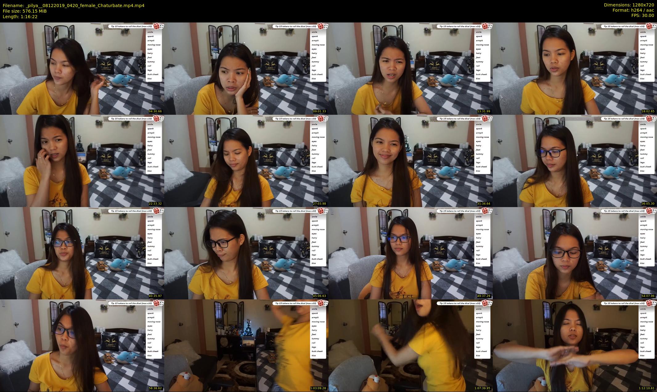 _pilya_ — 77 minute Chaturbate female cam show recording, 720p, Dec 8, 2019