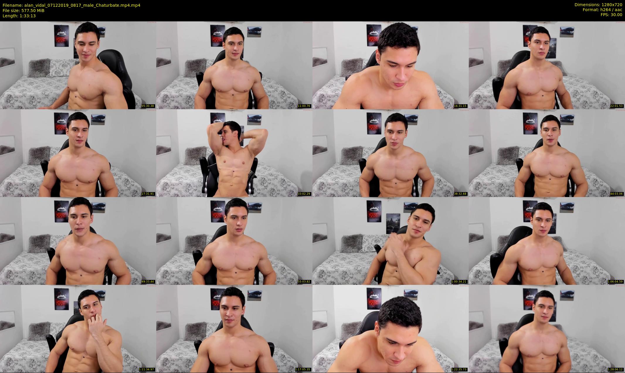 alan_vidal — 94 minute Chaturbate male cam show recording, 720p, Dec 7, 2019