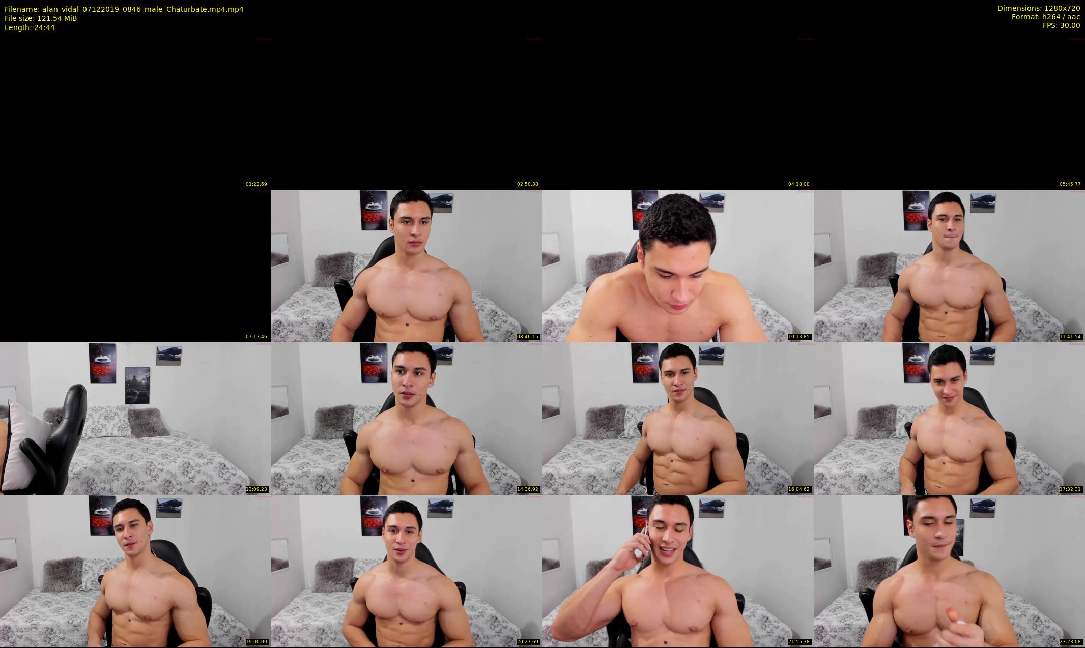 alan_vidal — 25 minute Chaturbate male cam show recording, 720p, Dec 7, 2019