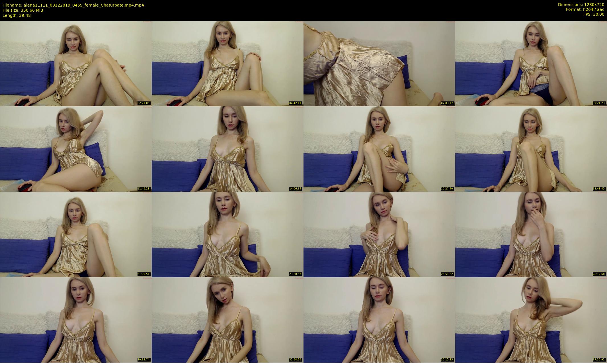 alena11111 — 40 minute Chaturbate female cam show recording, 720p, Dec 8, 2019