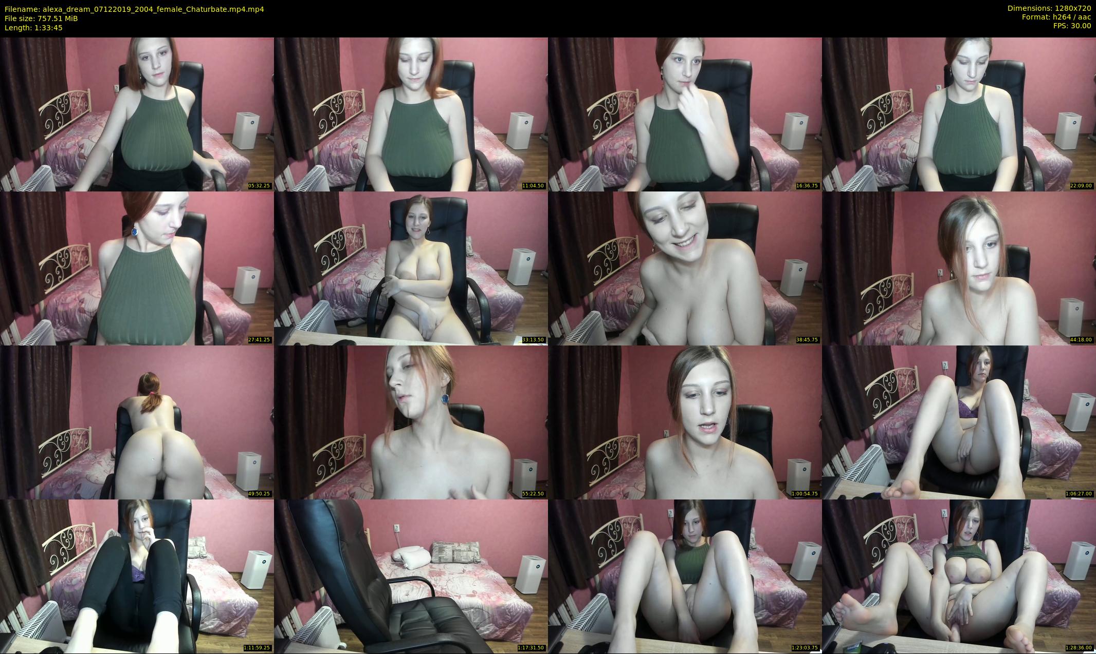 alexa_dream — 94 minute Chaturbate female cam show recording, 720p, Dec 7, 2019