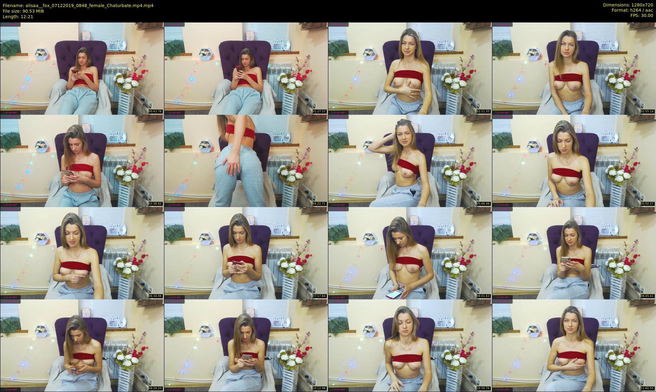 alisaa__fox — 13 minute Chaturbate female cam show recording, 720p, Dec 7, 2019