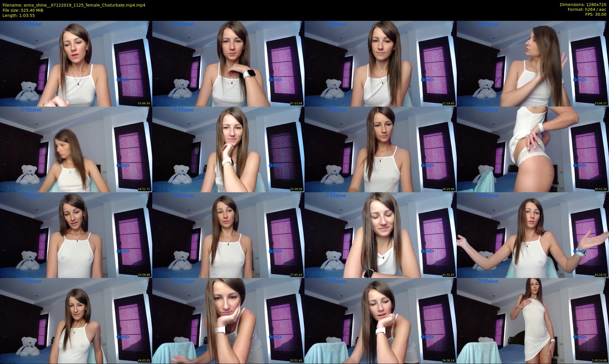anna_shine_ — 64 minute Chaturbate female cam show recording, 720p, Dec 7, 2019