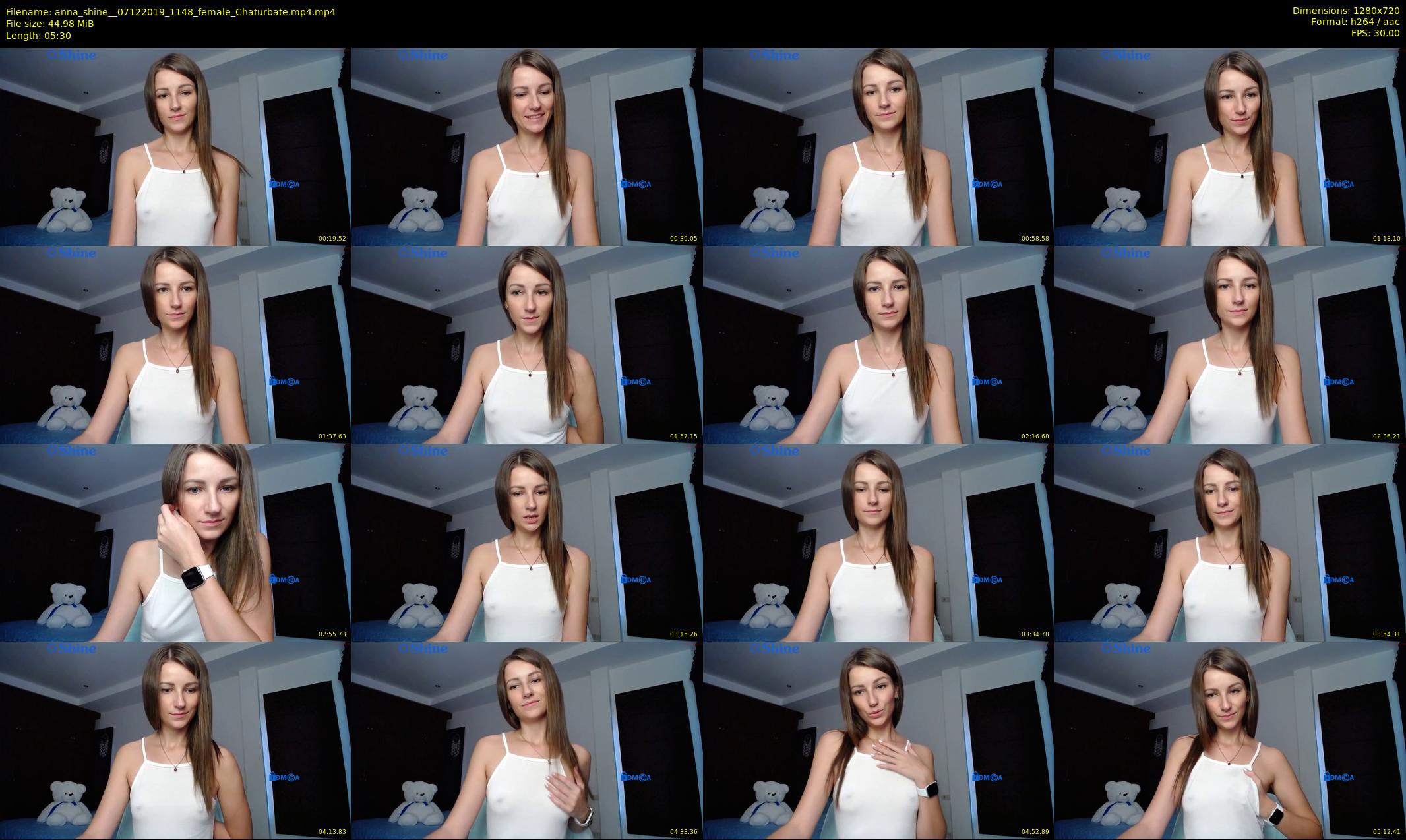 anna_shine_ — 6 minute Chaturbate female cam show recording, 720p, Dec 7, 2019