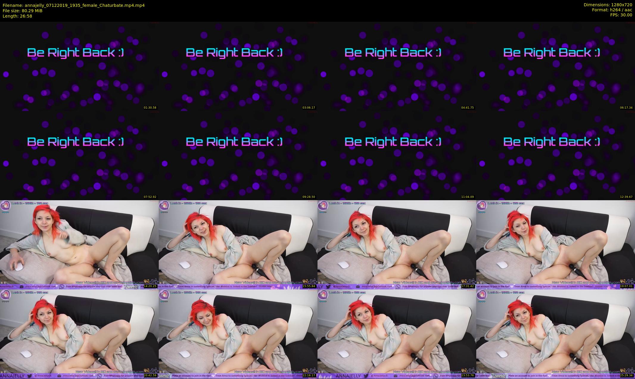 annajelly — 27 minute Chaturbate couple cam show recording, 720p, Dec 7, 2019