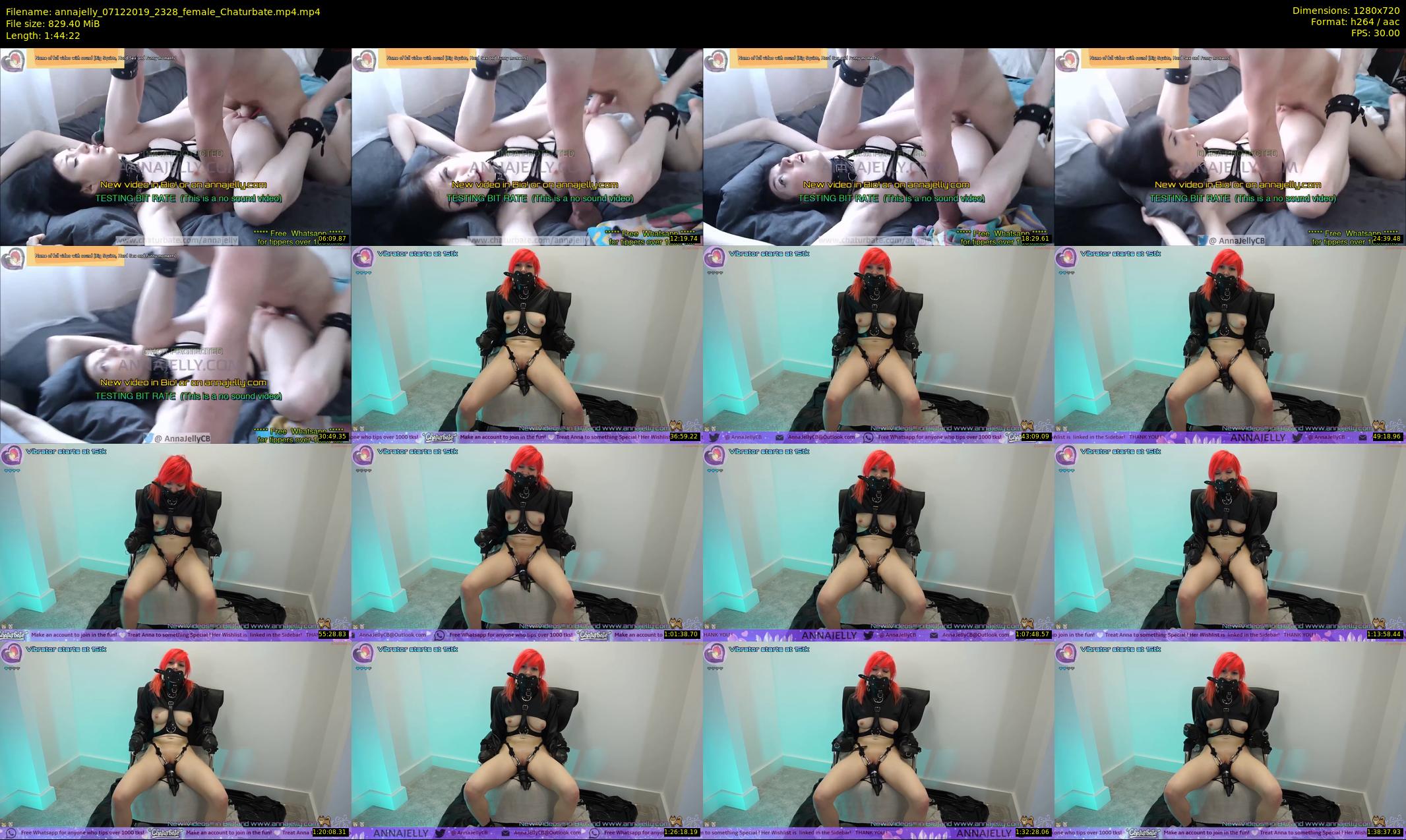 annajelly — 105 minute Chaturbate couple cam show recording, 720p, Dec 7, 2019