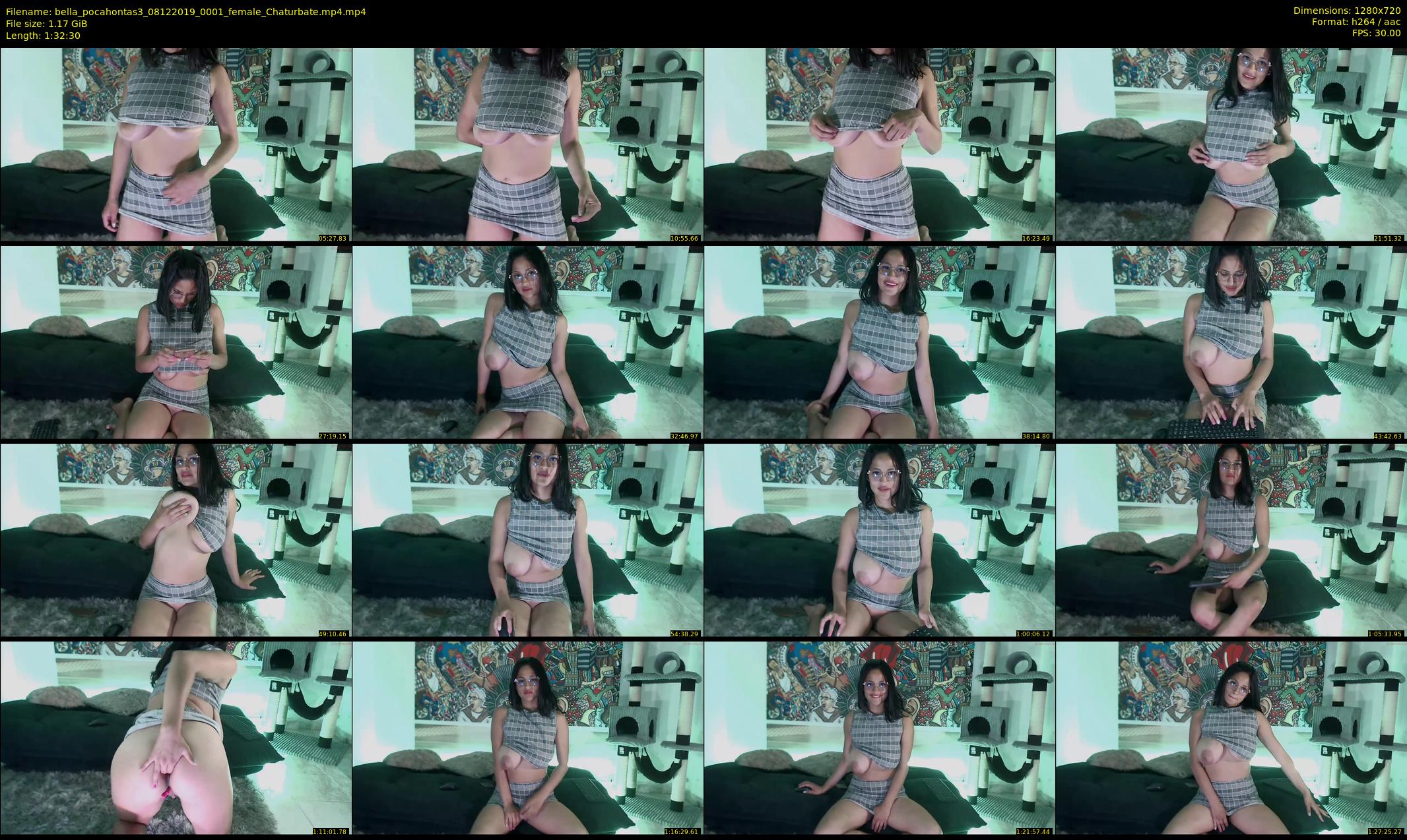 bella_pocahontas3 — 93 minute Chaturbate female cam show recording, 720p, Dec 8, 2019