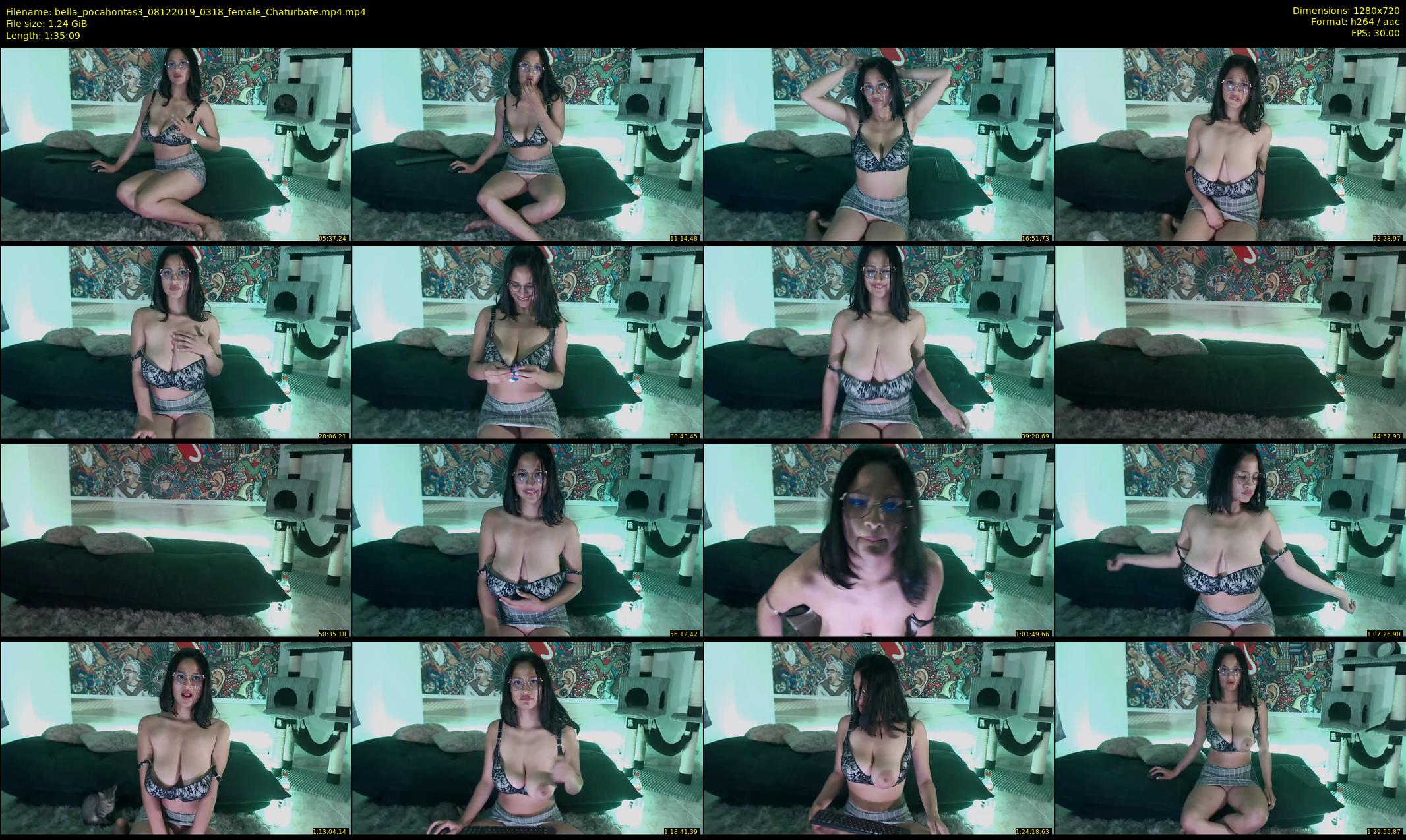 bella_pocahontas3 — 96 minute Chaturbate female cam show recording, 720p, Dec 8, 2019