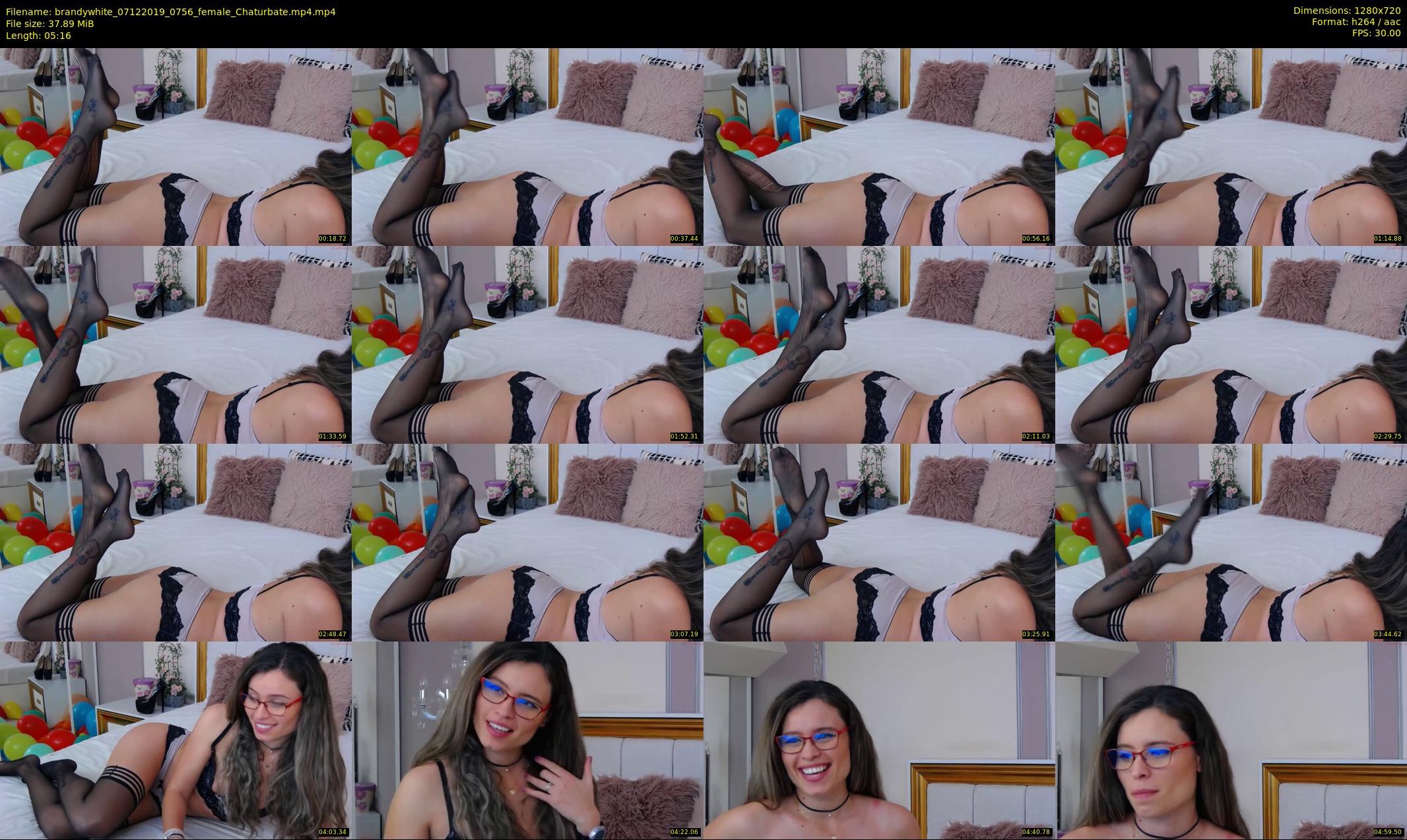 brandywhite — 6 minute Chaturbate female cam show recording, 720p, Dec 7, 2019
