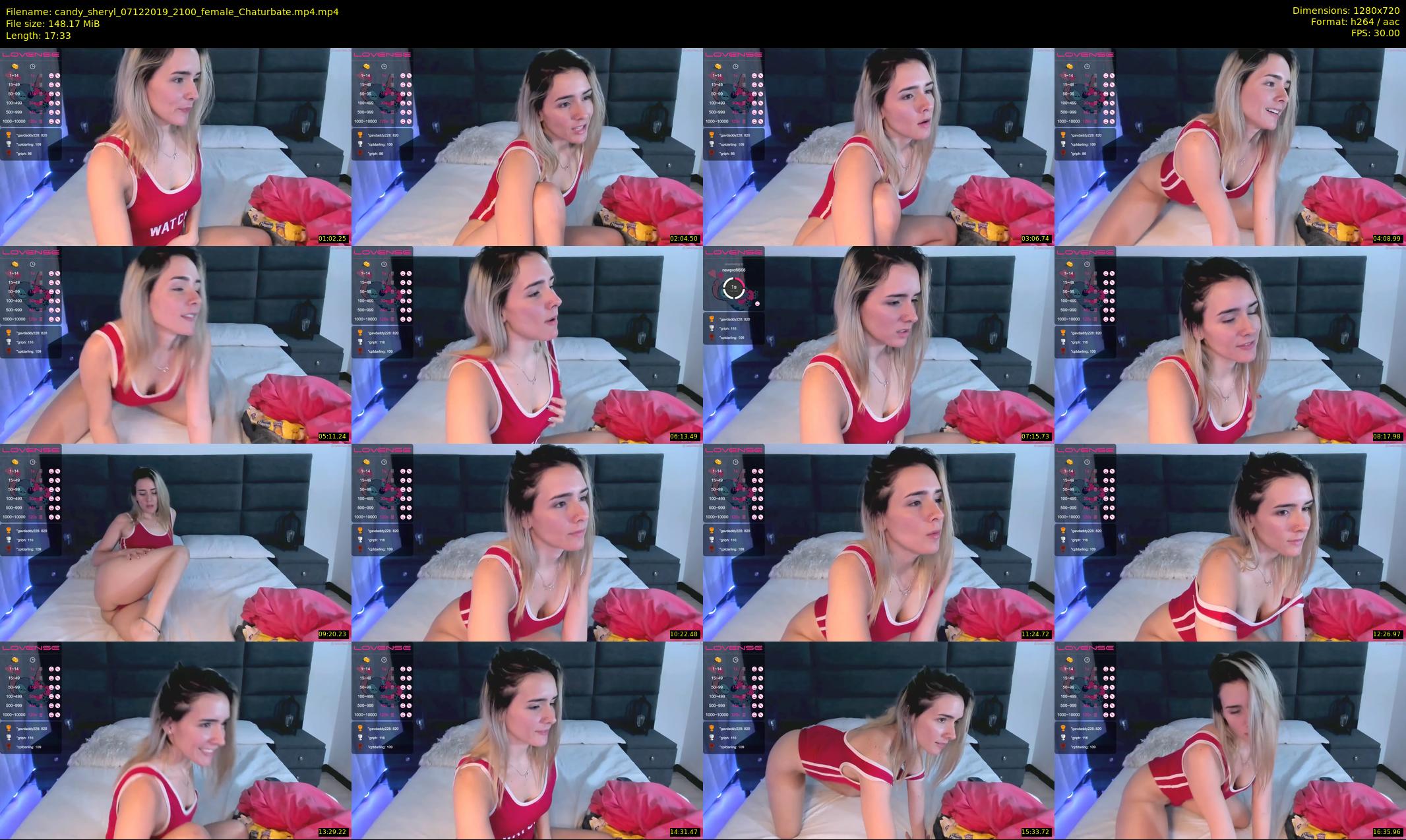 candy_sheryl — 18 minute Chaturbate female cam show recording, 720p, Dec 7, 2019