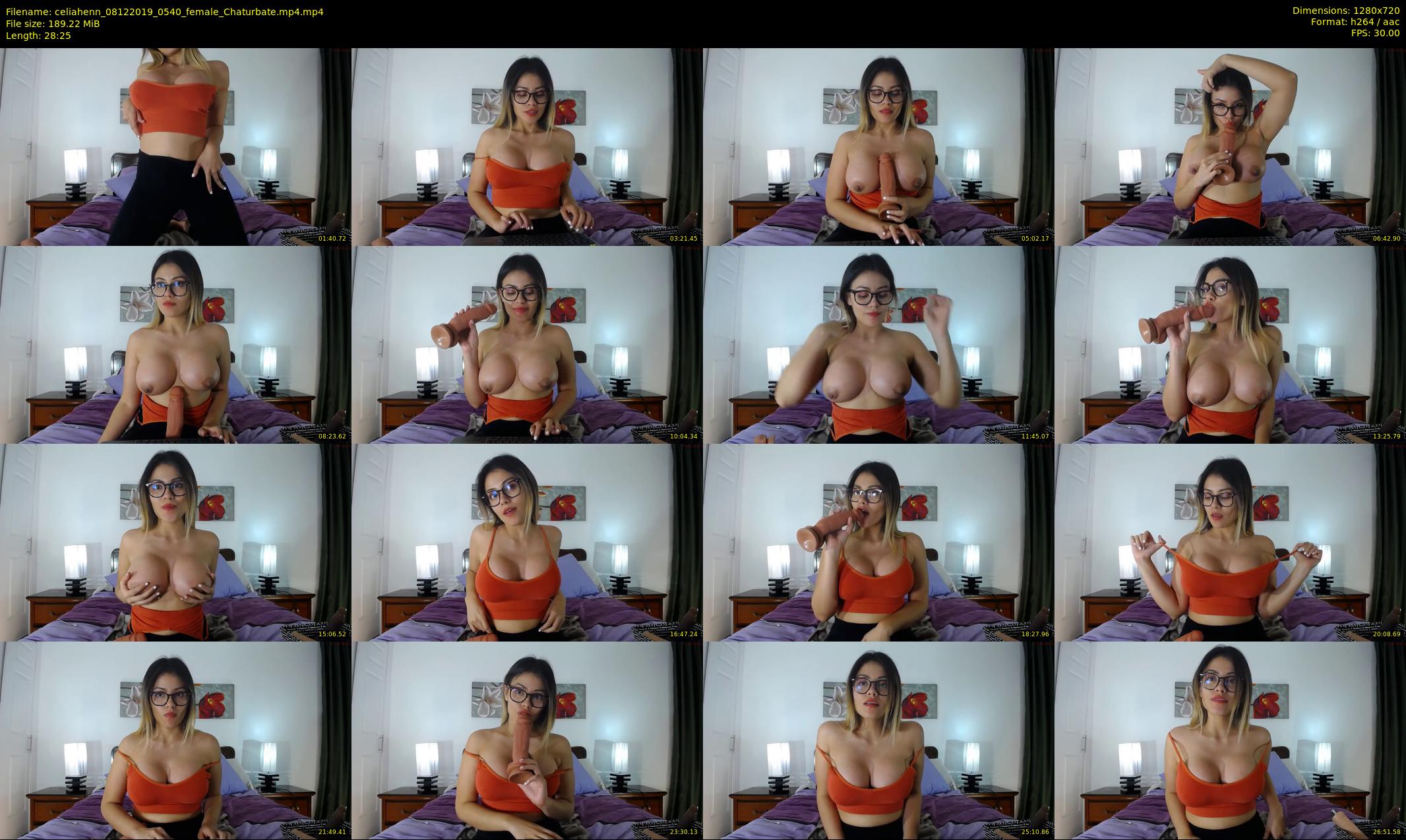 celiahenn — 29 minute Chaturbate female cam show recording, 720p, Dec 8, 2019