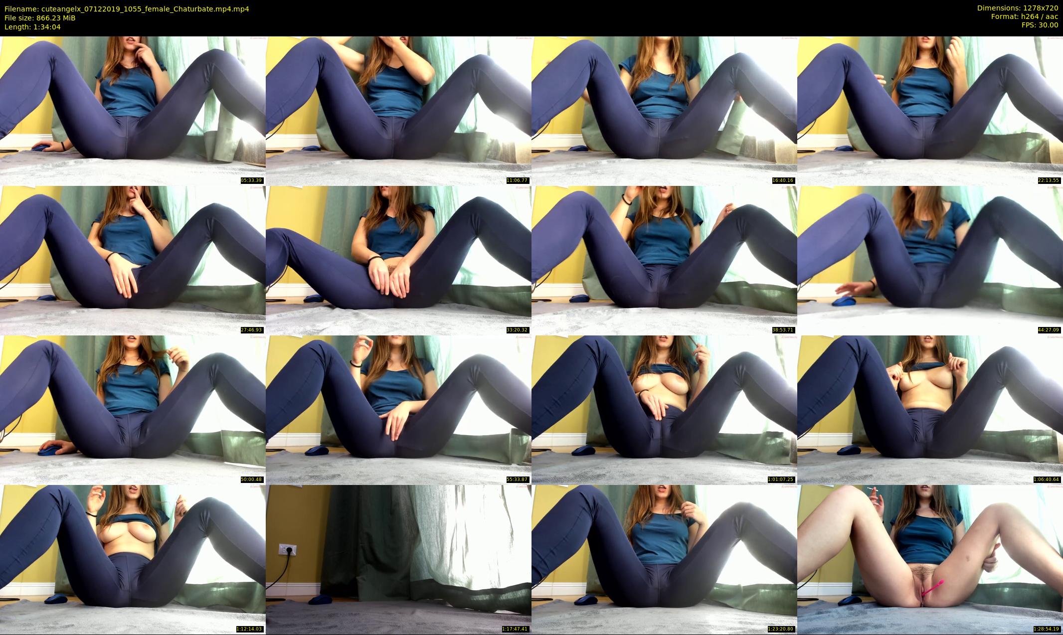 cuteangelx — 95 minute Chaturbate female cam show recording, 720p, Dec 7, 2019