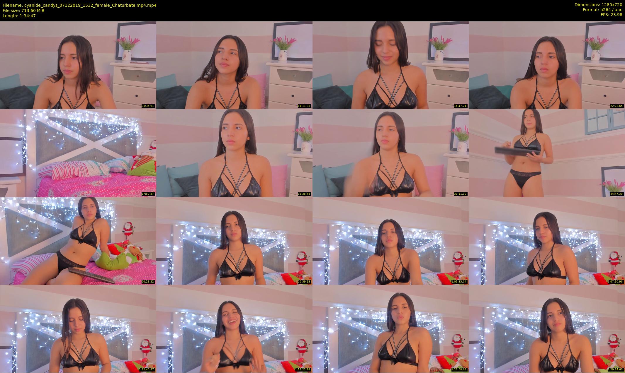 cyanide_candys — 95 minute Chaturbate female cam show recording, 720p, Dec 7, 2019