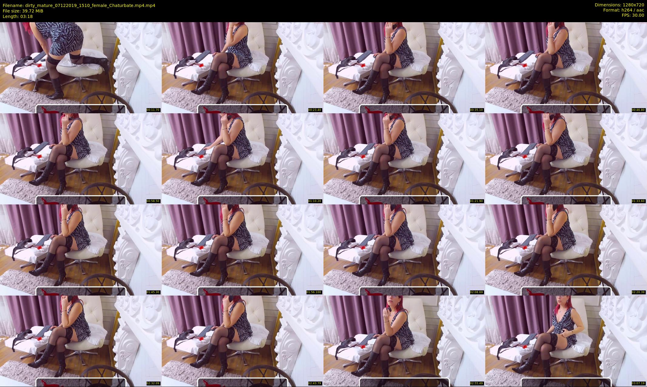 dirty_mature — 4 minute Chaturbate female cam show recording, 720p, Dec 7, 2019