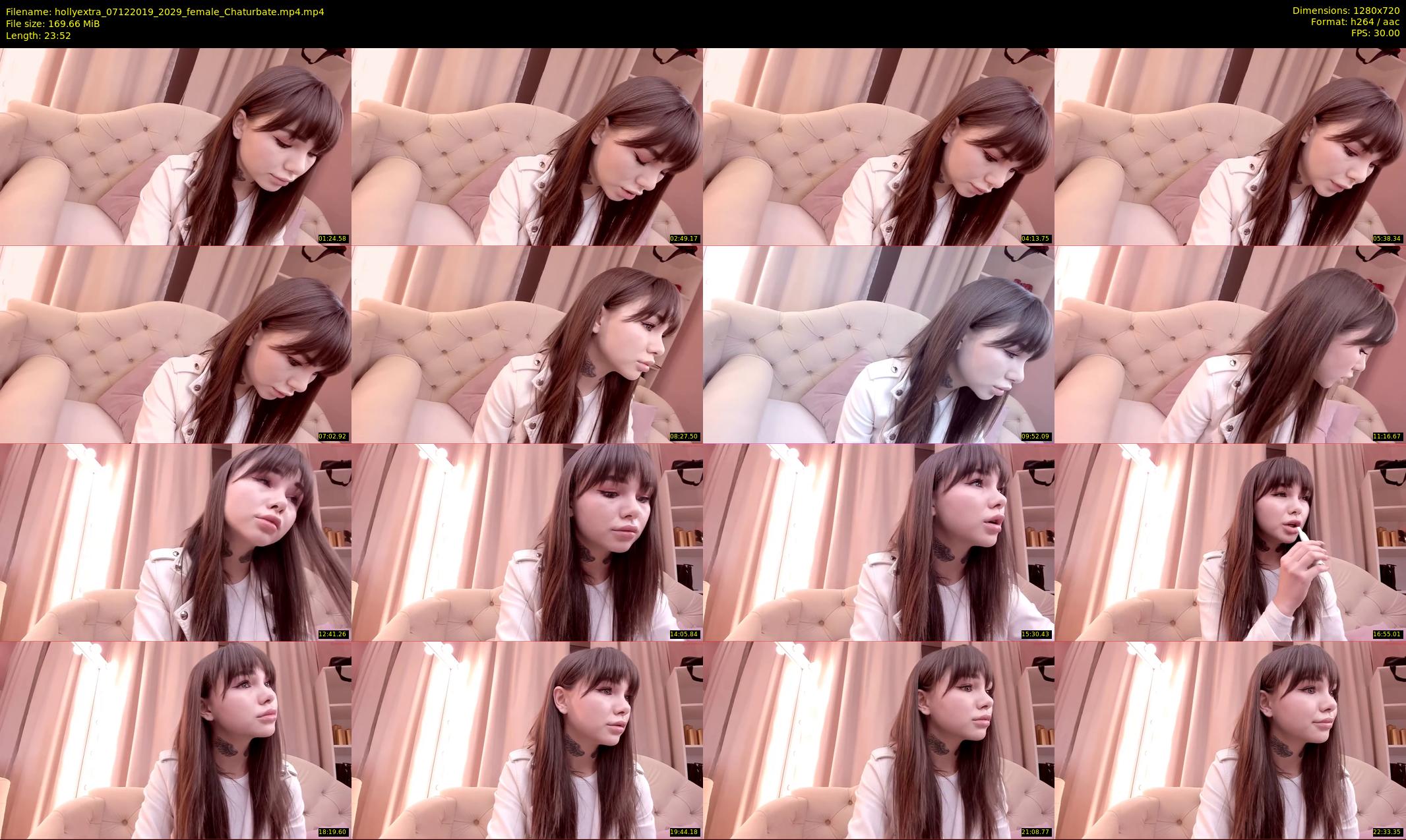 hollyextra — 24 minute Chaturbate female cam show recording, 720p, Dec 7, 2019