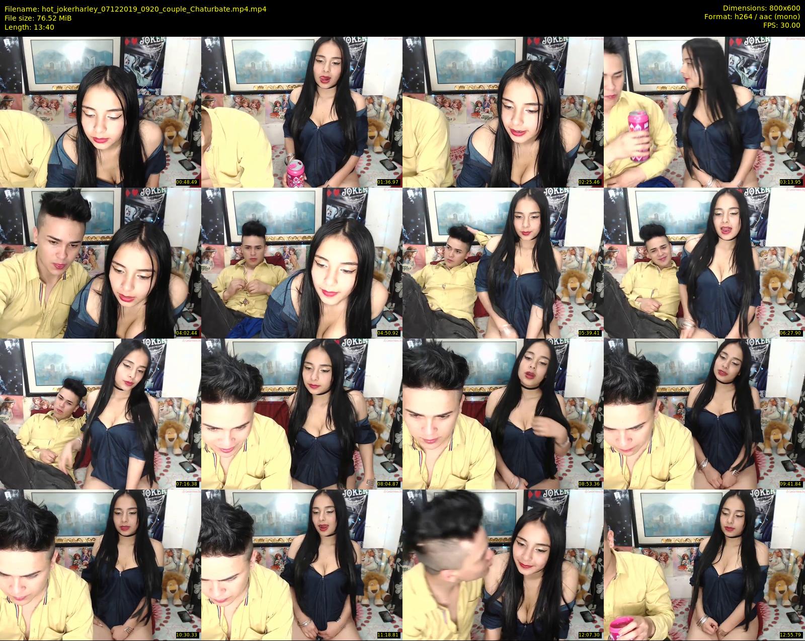 hot_jokerharley — 14 minute Chaturbate couple cam show recording, 480p, Dec 7, 2019