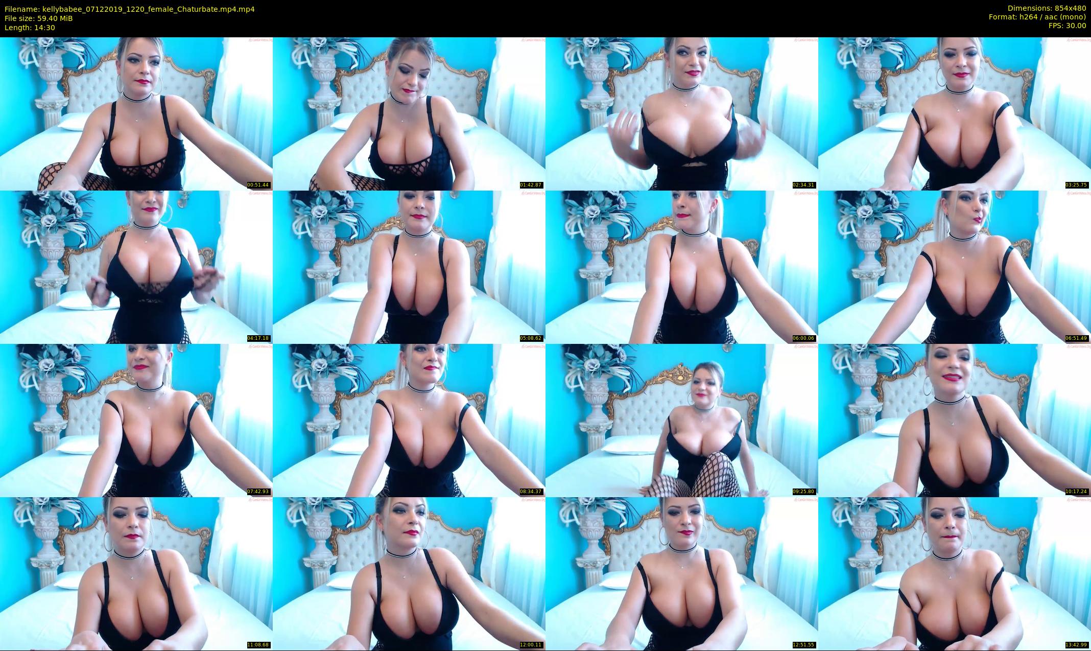 kellybabee — 15 minute Chaturbate female cam show recording, 480p, Dec 7, 2019