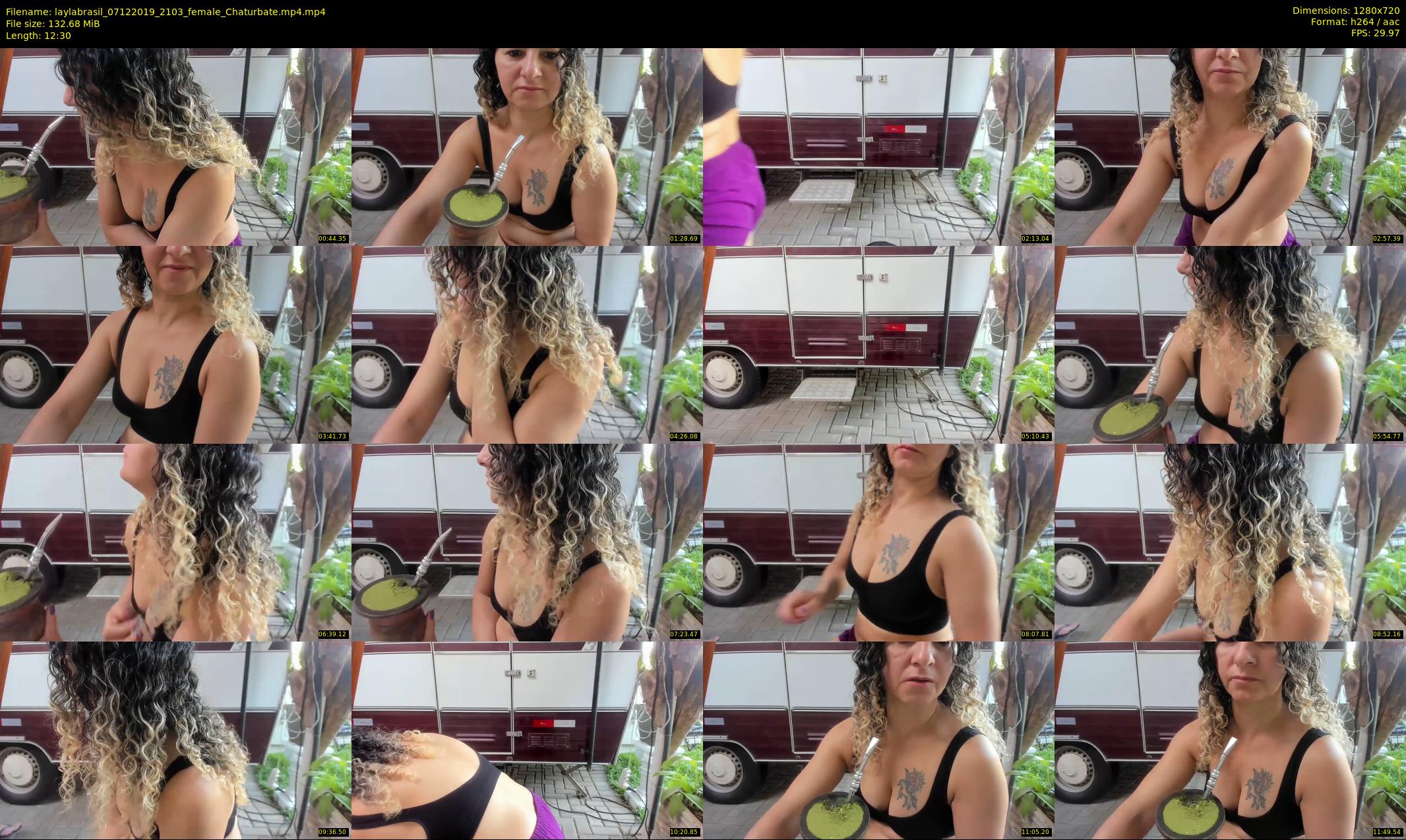 laylabrasil — 13 minute Chaturbate female cam show recording, 720p, Dec 7, 2019