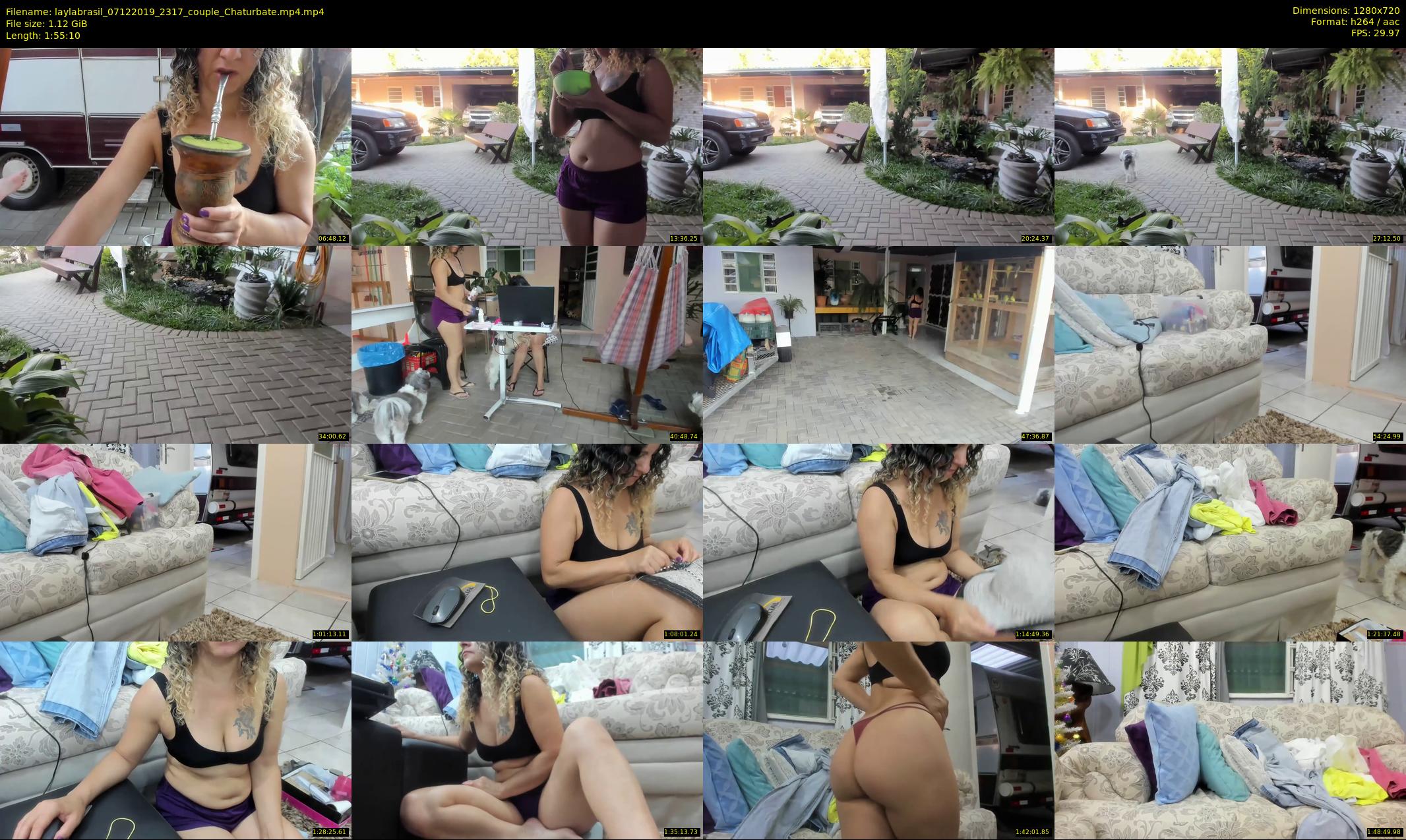 laylabrasil — 116 minute Chaturbate female cam show recording, 720p, Dec 7, 2019