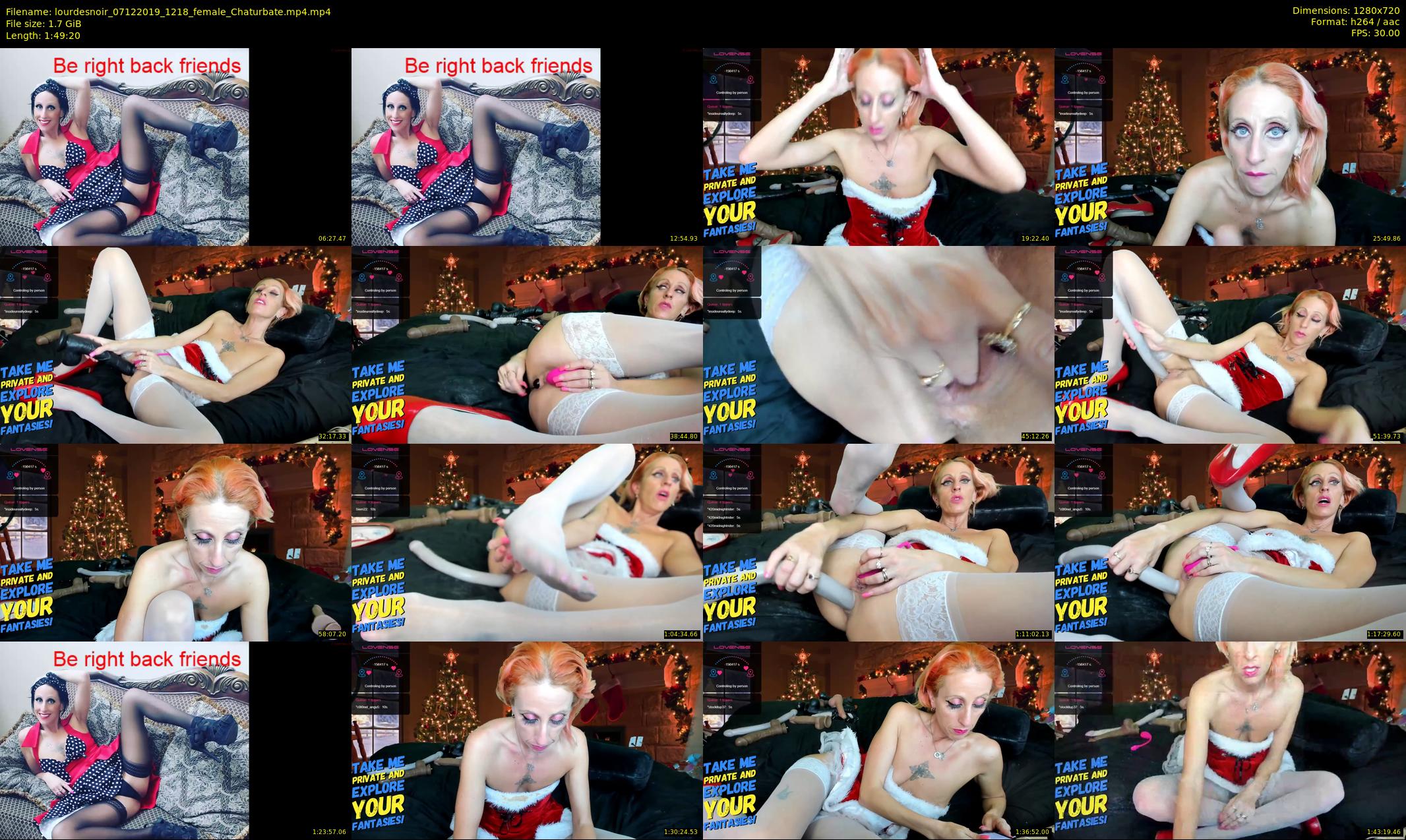 lourdesnoir — 110 minute Chaturbate female cam show recording, 720p, Dec 7, 2019