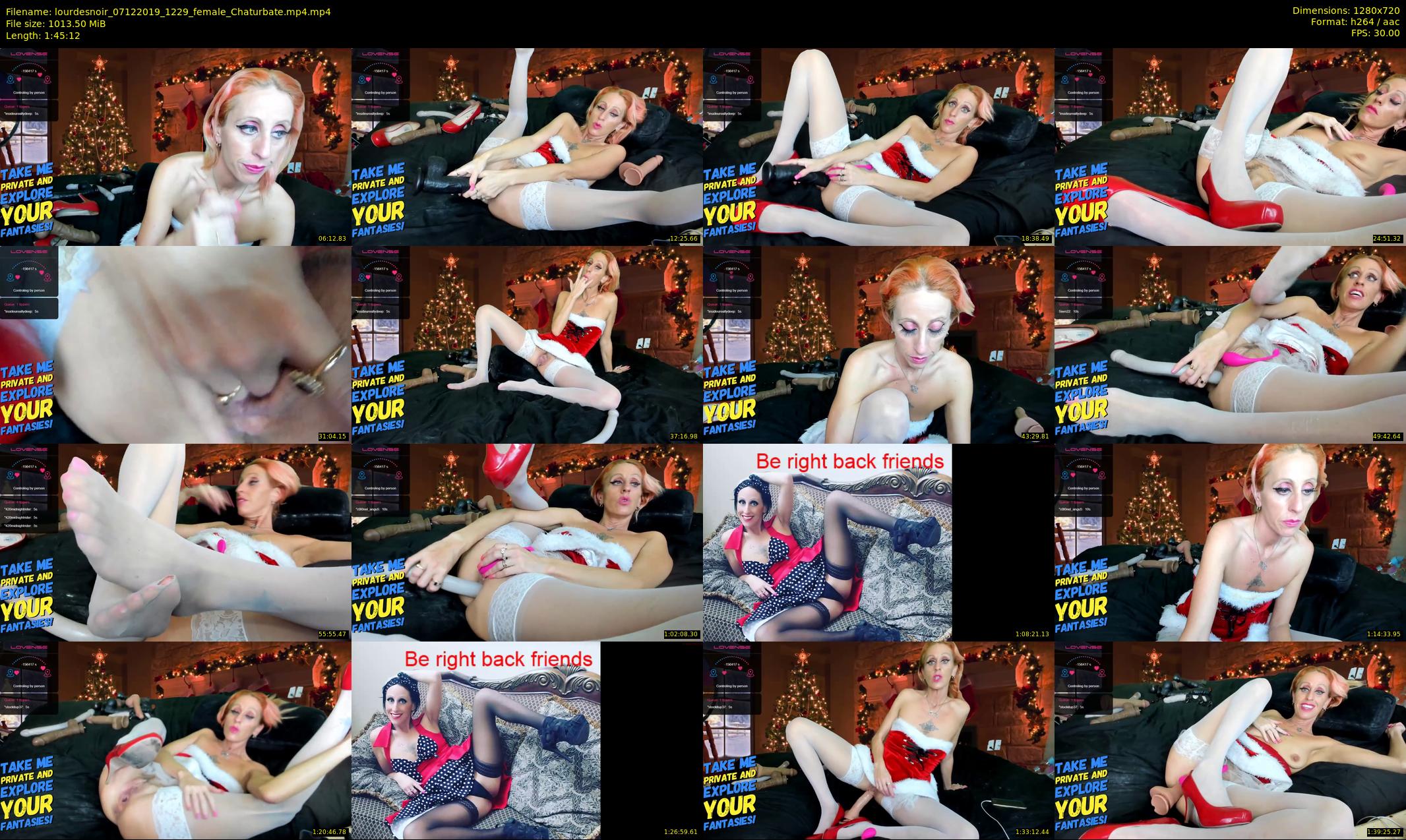 lourdesnoir — 106 minute Chaturbate female cam show recording, 720p, Dec 7, 2019