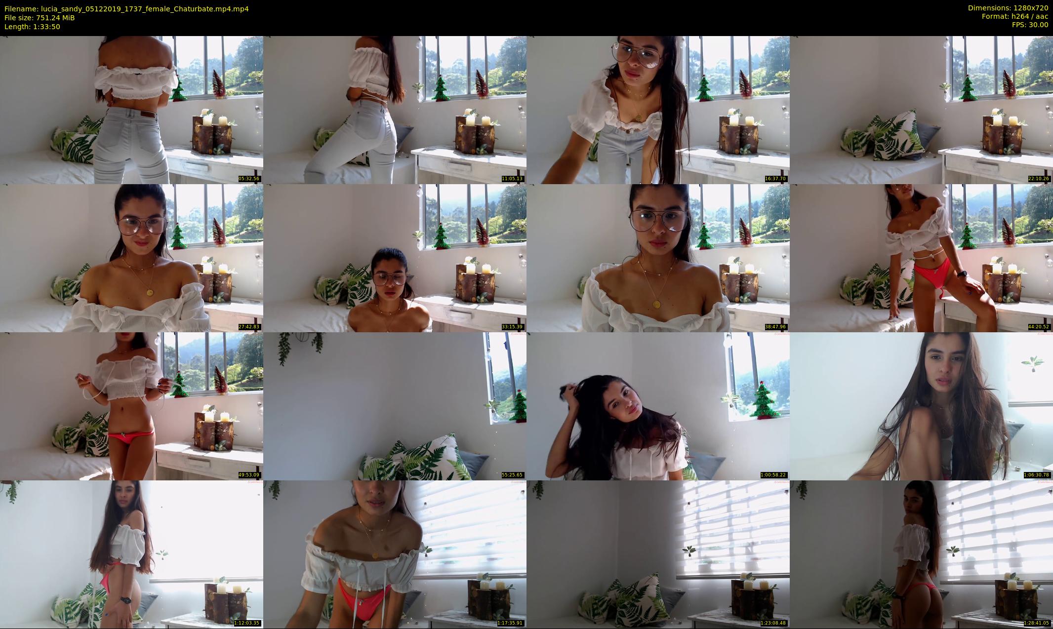 lucia_sandy — 94 minute Chaturbate female cam show recording, 720p, Dec 5, 2019