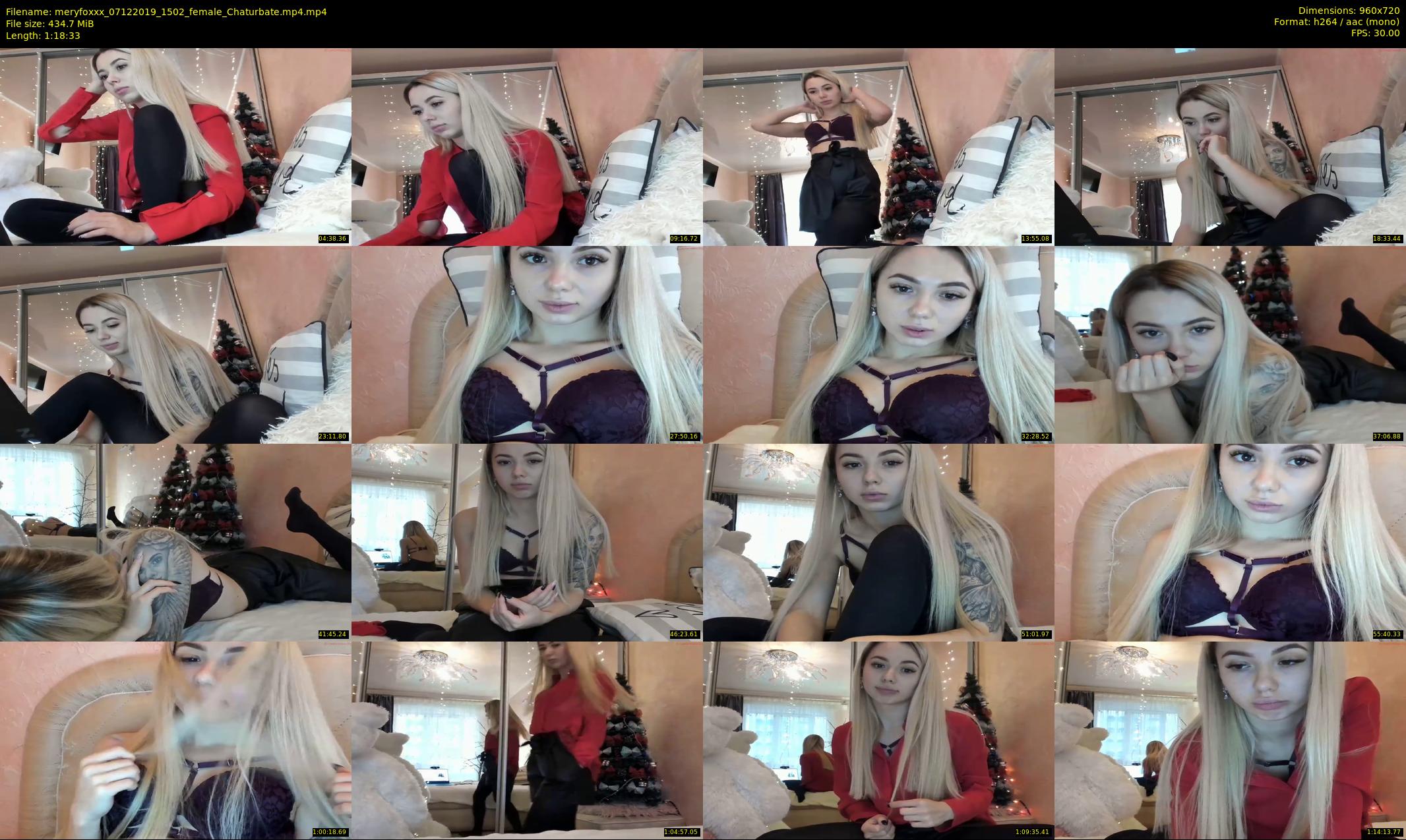 meryfoxxx — 79 minute Chaturbate female cam show recording, 720p, Dec 7, 2019