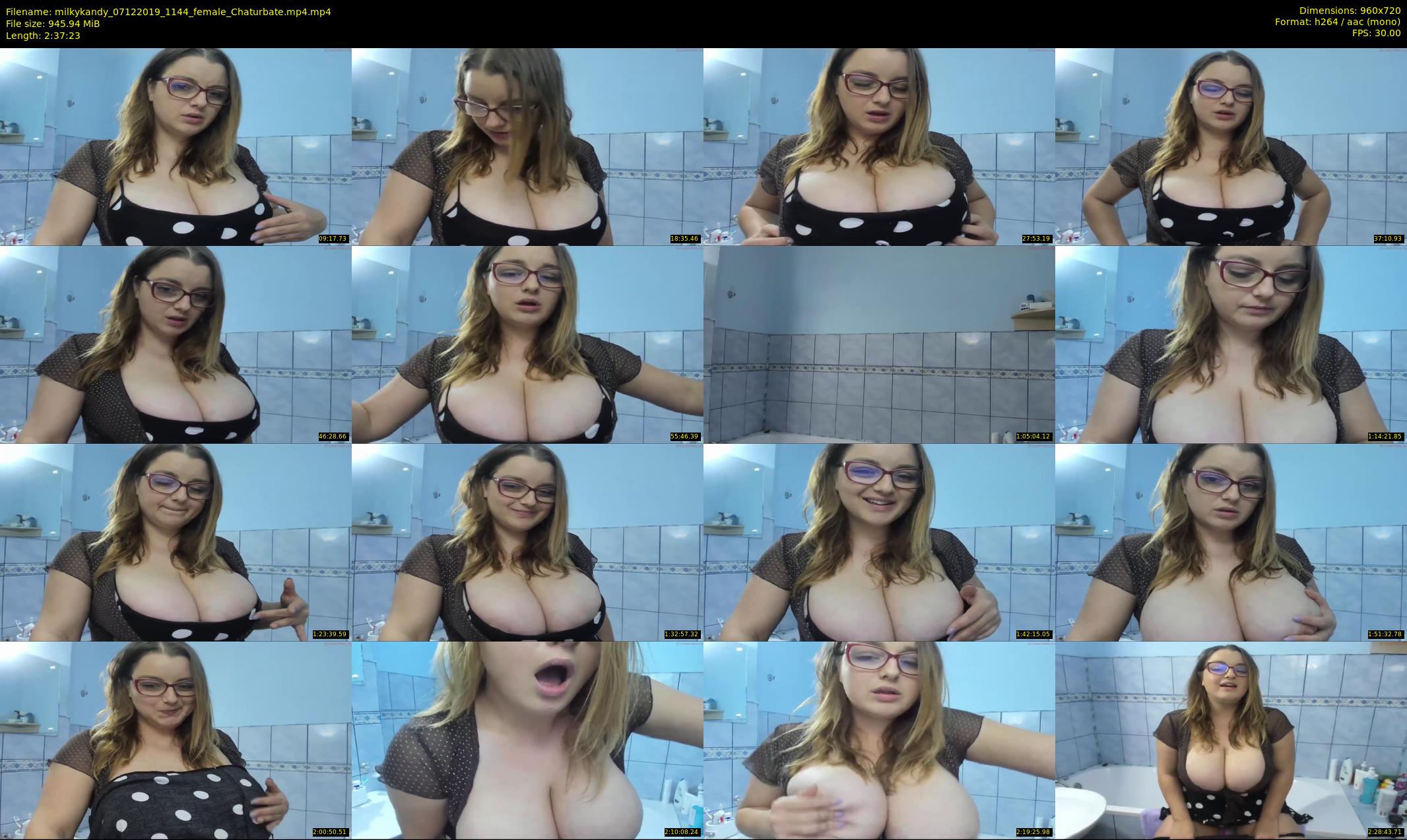 milkykandy — 158 minute Chaturbate female cam show recording, 720p, Dec 7, 2019