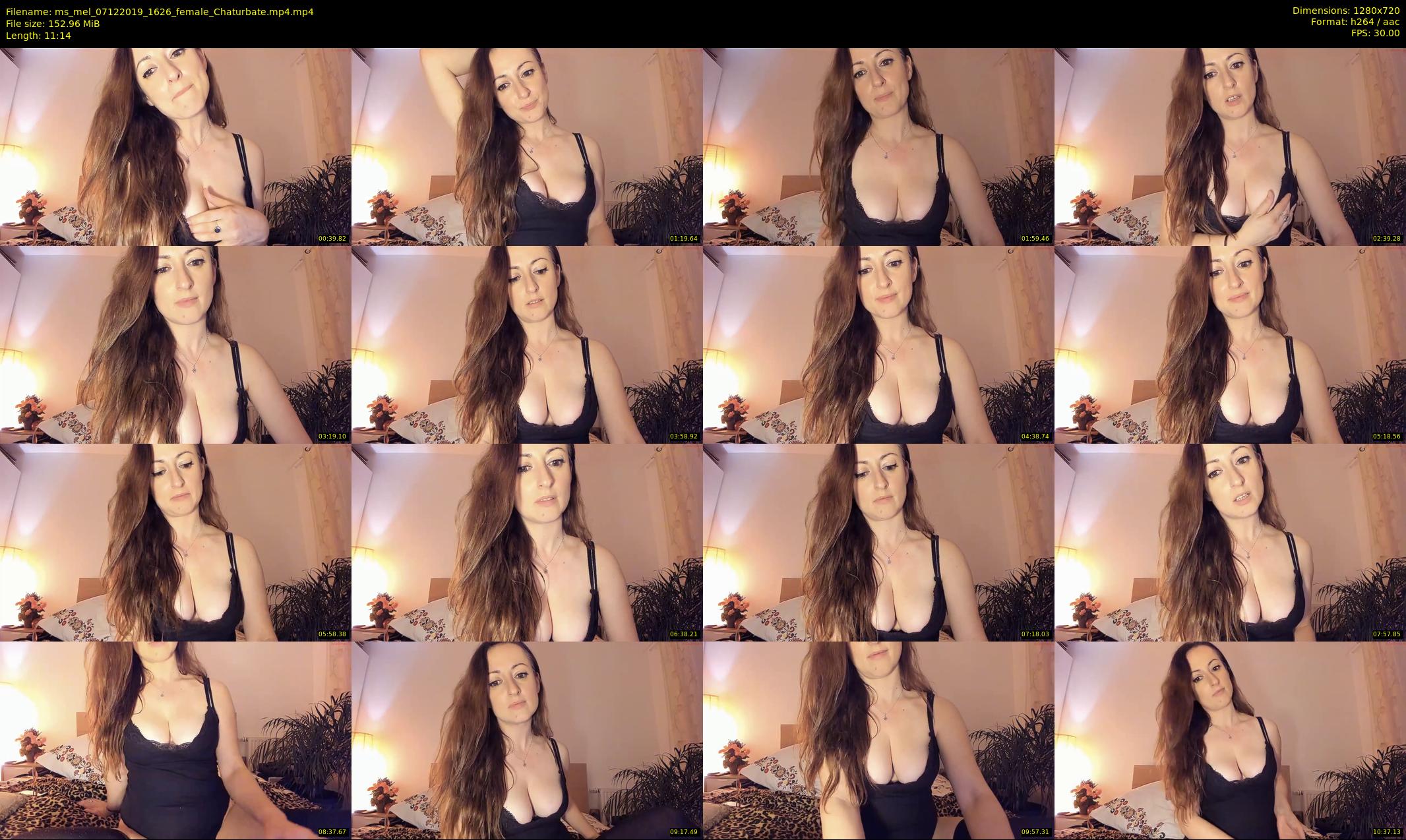 ms_mel — 12 minute Chaturbate female cam show recording, 720p, Dec 7, 2019
