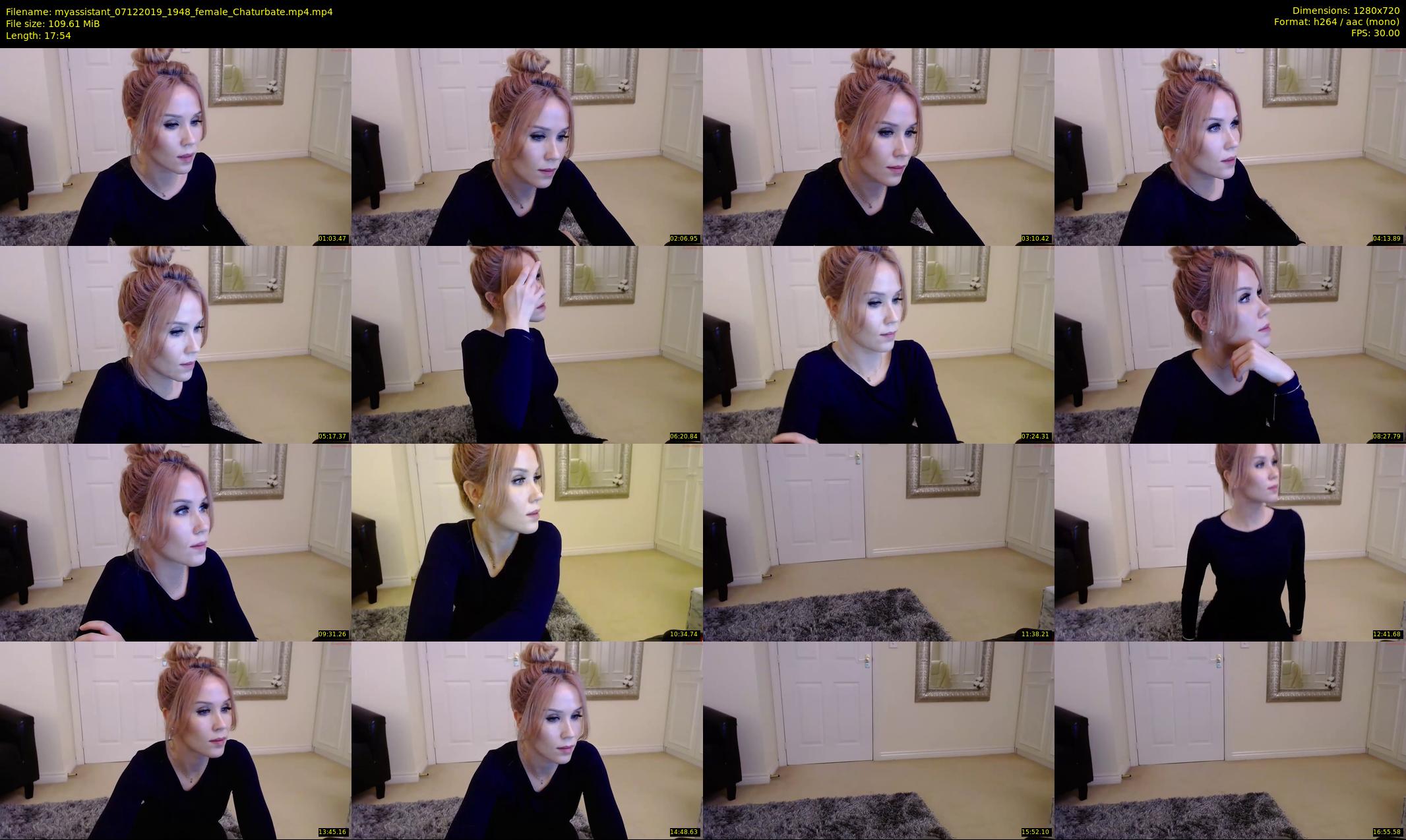myassistant — 18 minute Chaturbate female cam show recording, 720p, Dec 7, 2019