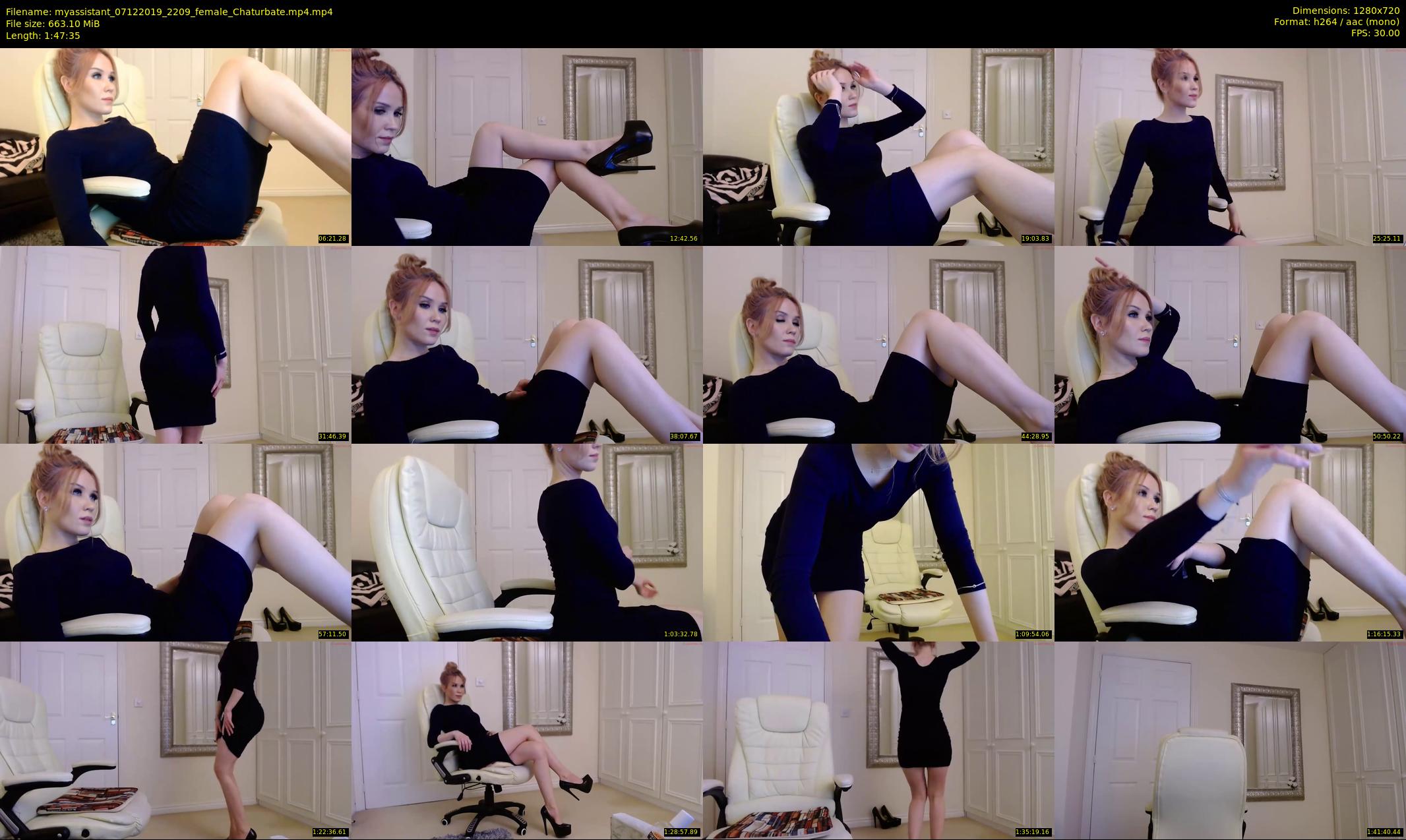 myassistant — 108 minute Chaturbate female cam show recording, 720p, Dec 7, 2019